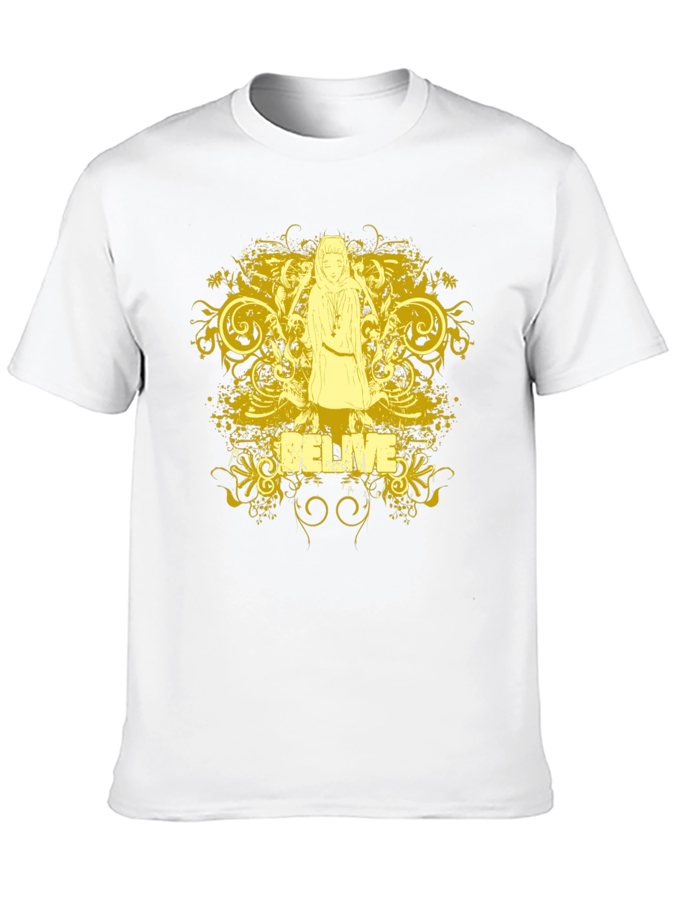 Believe Graphic T-Shirt - Black Cotton Tee