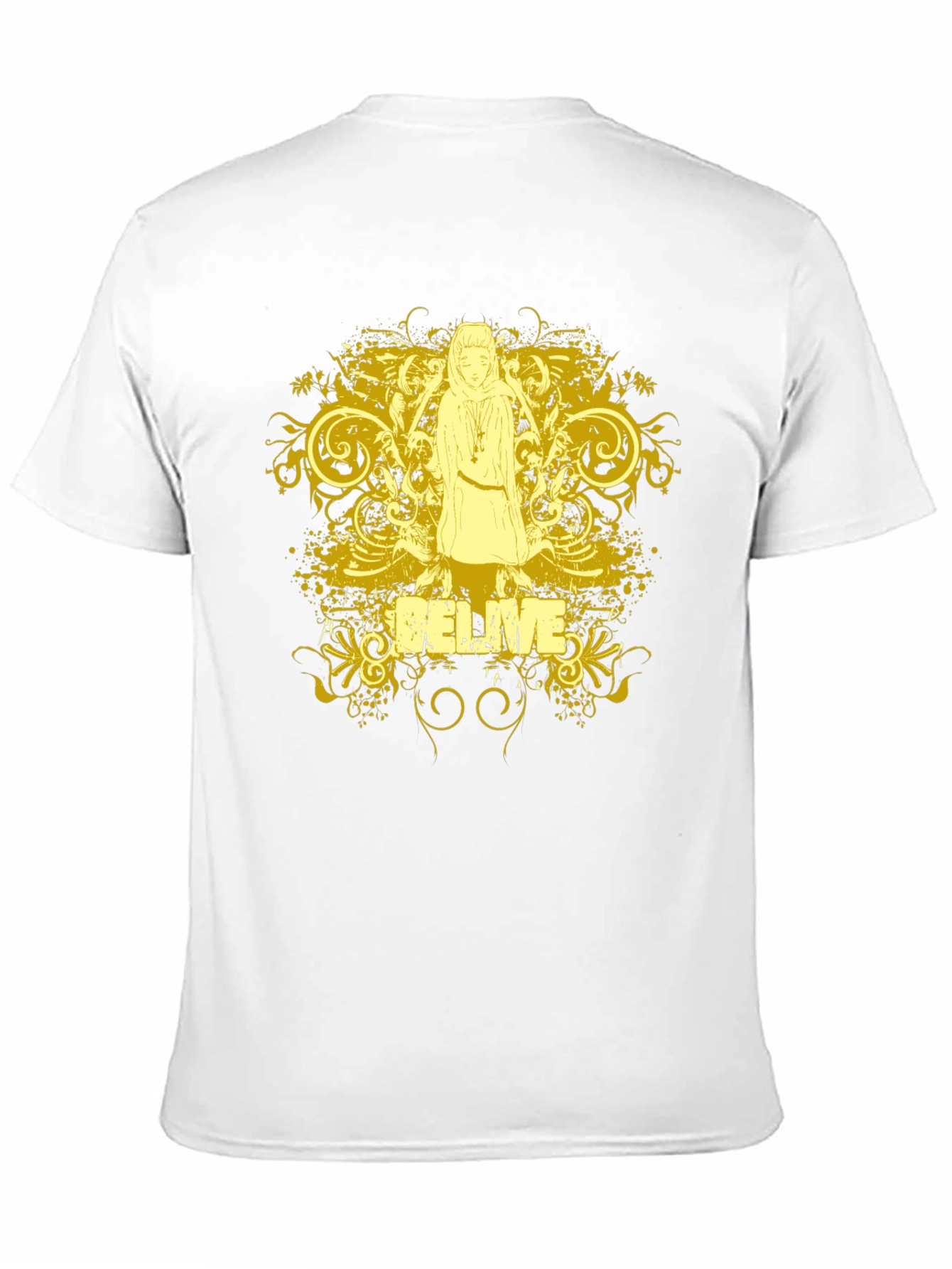 Believe Graphic T-Shirt - Black Cotton Tee