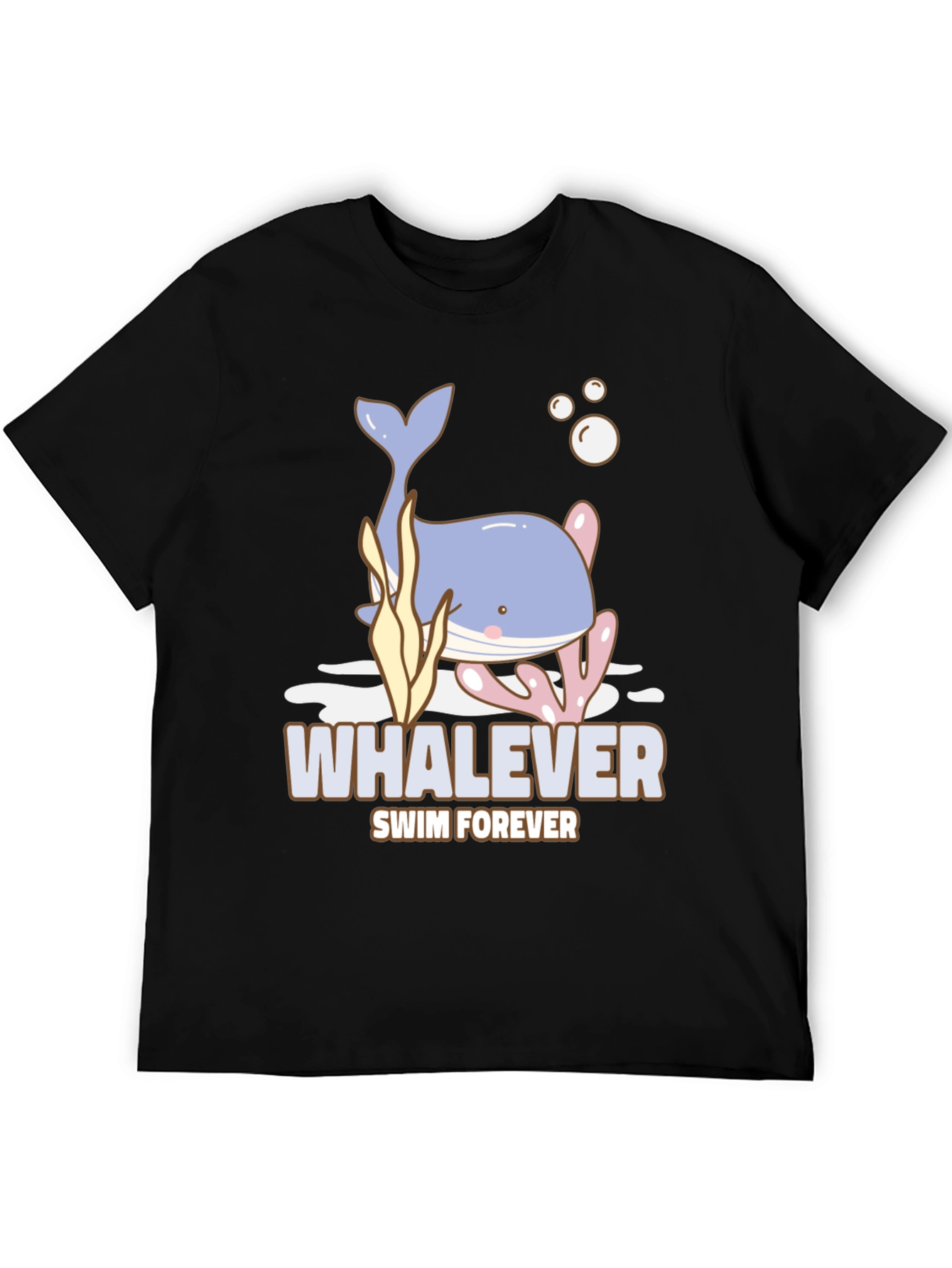 Whalever Swim Forever Graphic T-Shirt