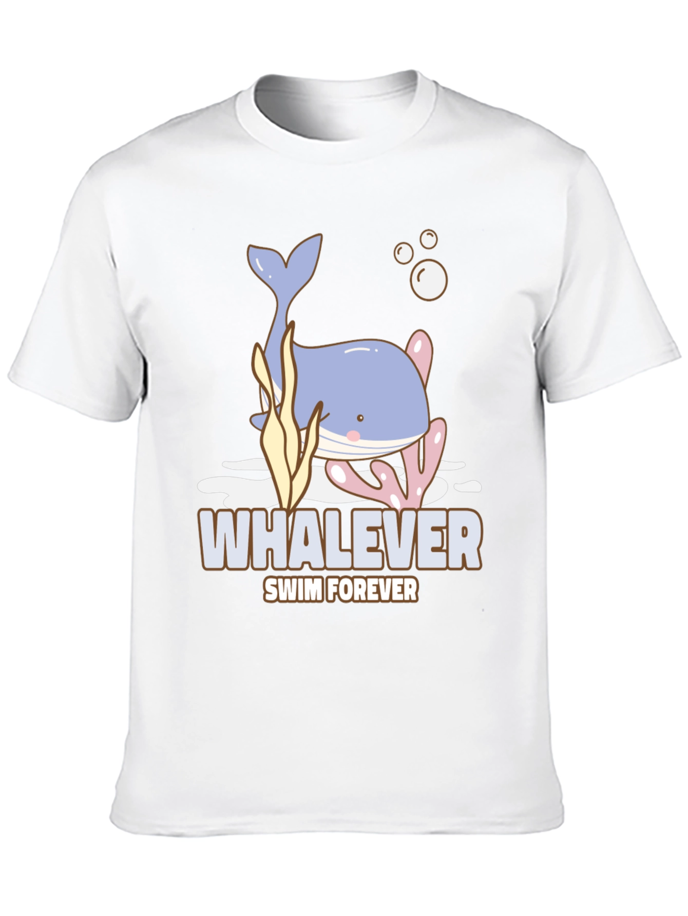 Whalever Swim Forever Graphic T-Shirt