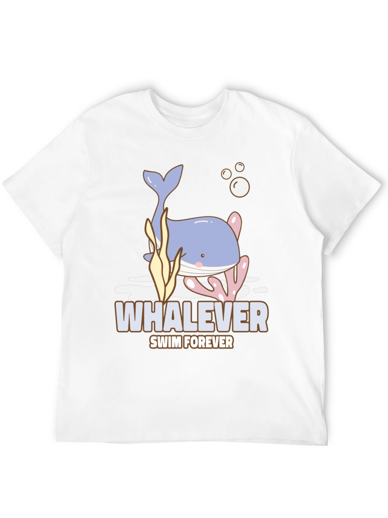 Whalever Swim Forever Graphic T-Shirt