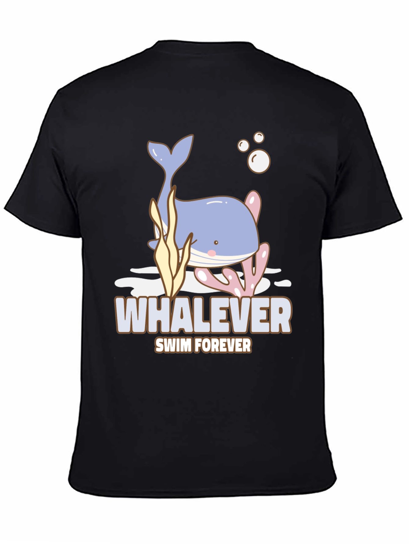 Whalever Swim Forever Graphic T-Shirt