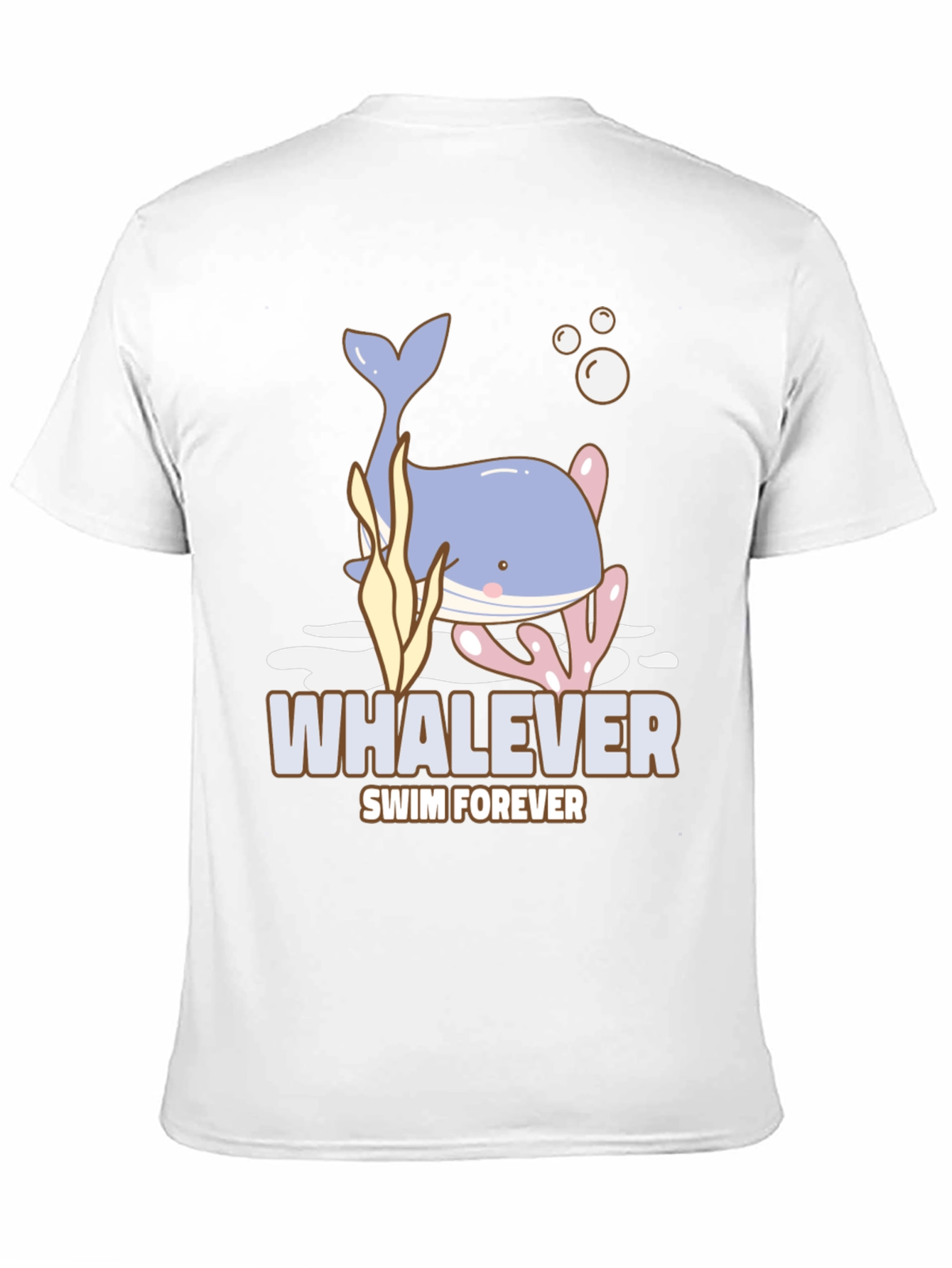 Whalever Swim Forever Graphic T-Shirt