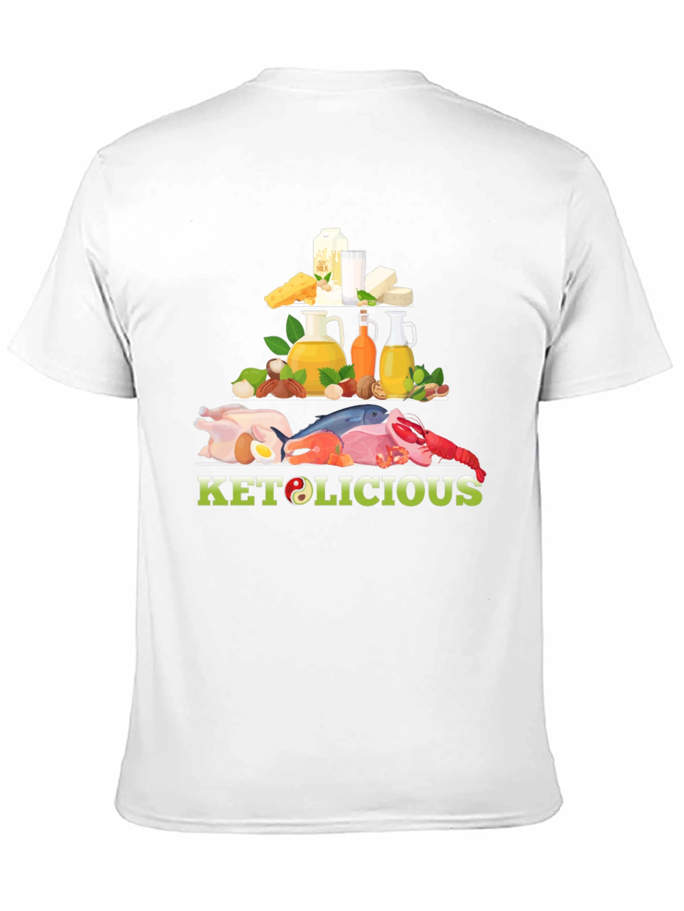 Keto-licious Food Pyramid Graphic Tee