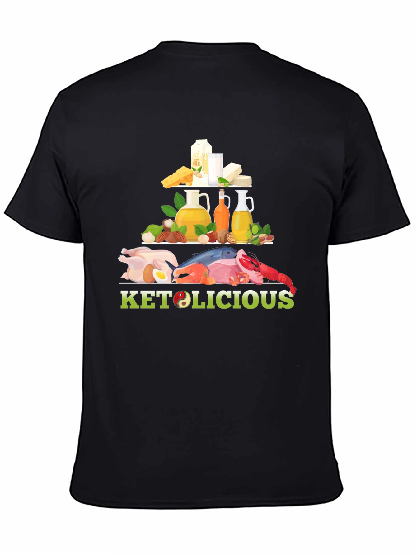 Keto-licious Food Pyramid Graphic Tee
