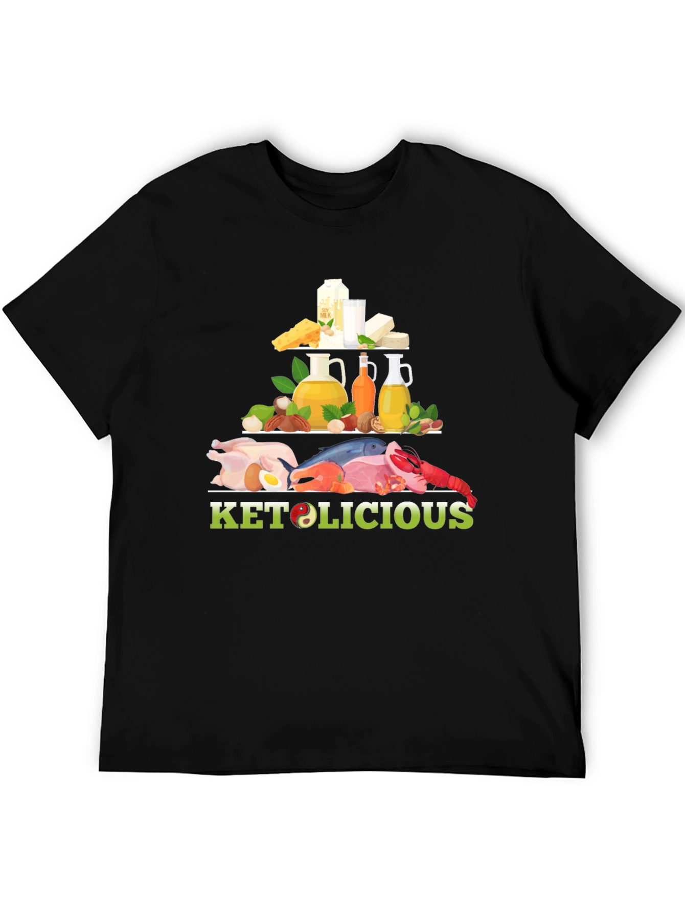 Keto-licious Food Pyramid Graphic Tee