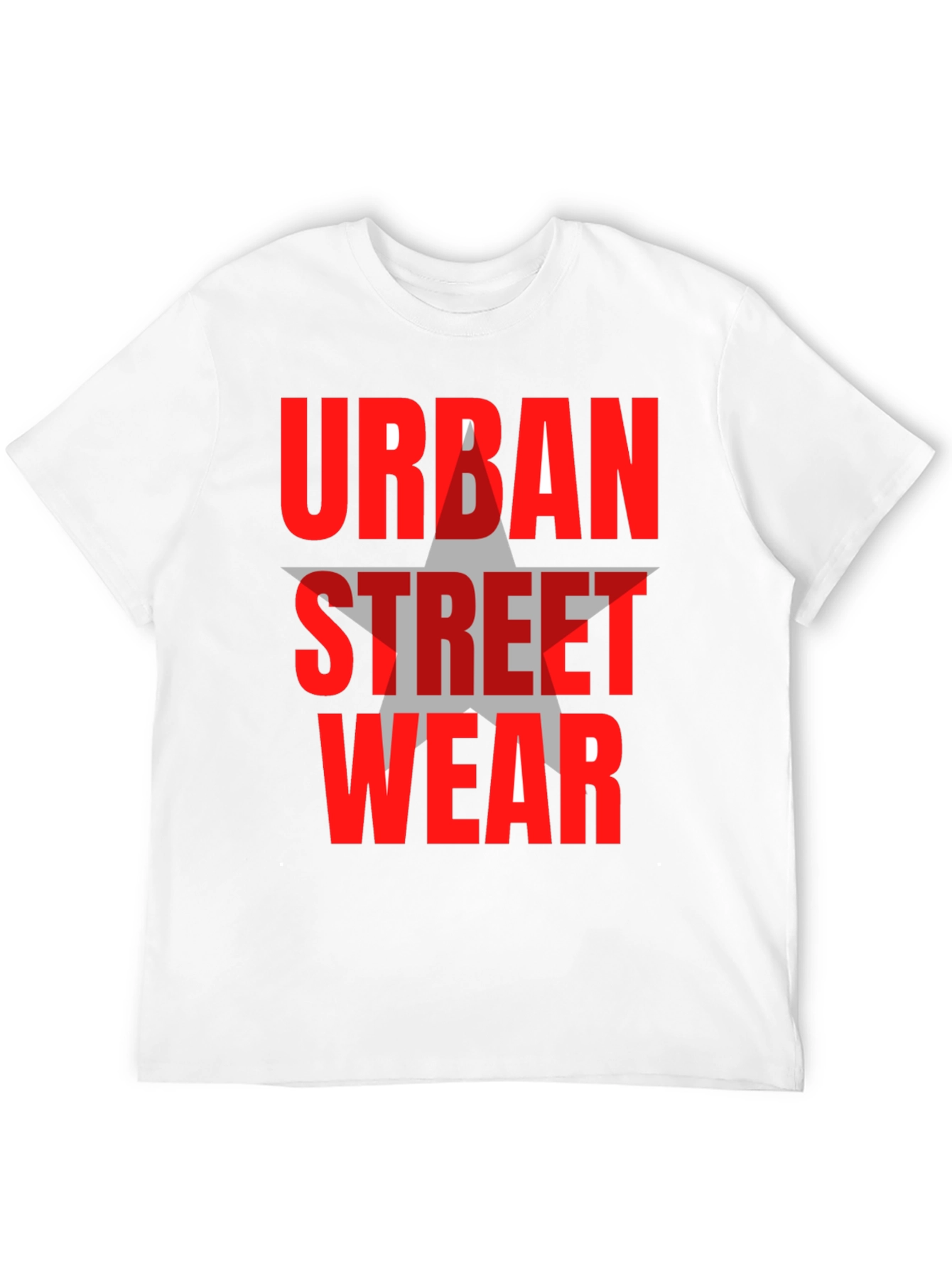 Urban Streetwear Graphic Tee - Black