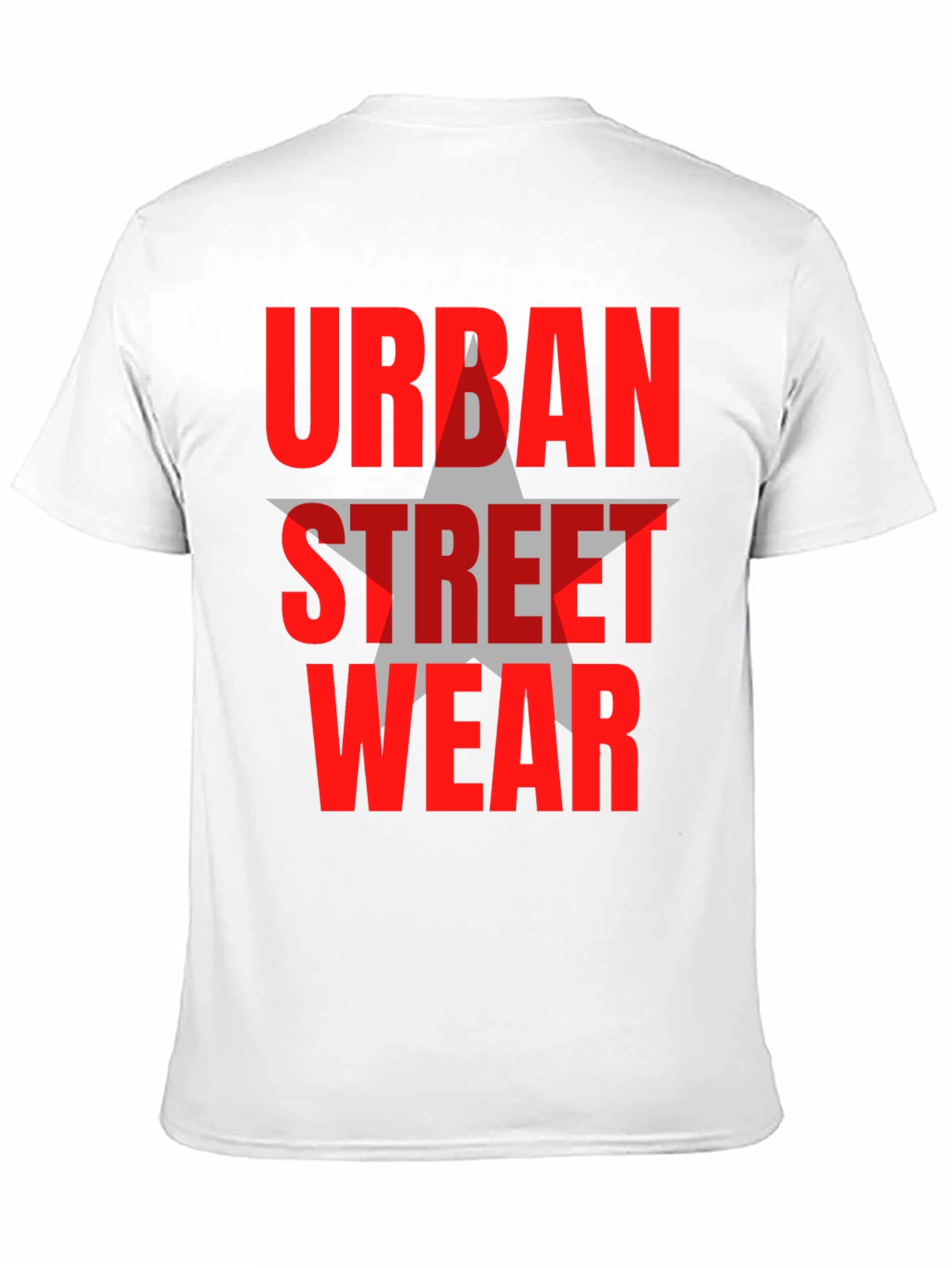 Urban Streetwear Graphic Tee - Black