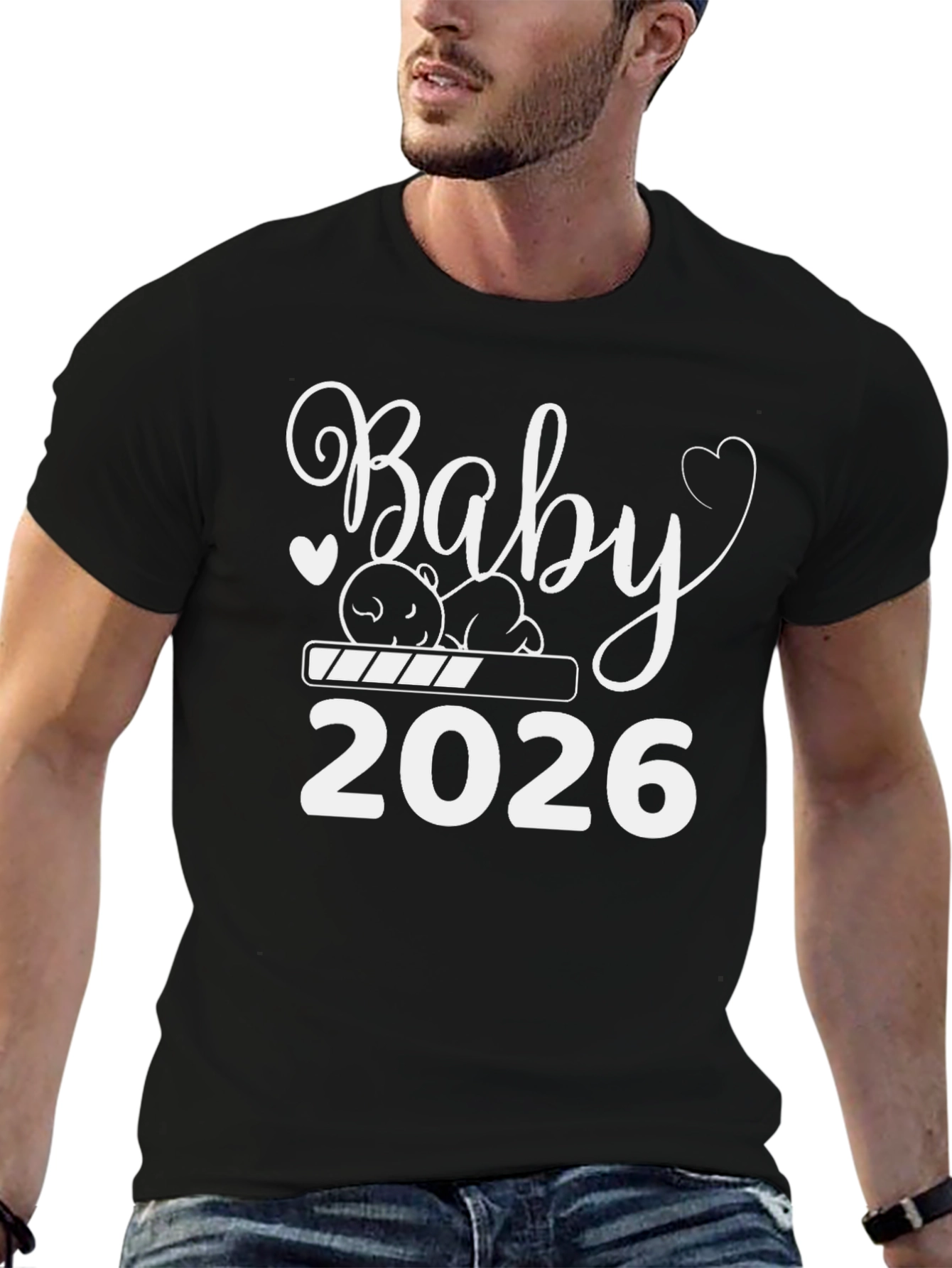 Baby 2026 Loading T-Shirt New Baby Announcement
