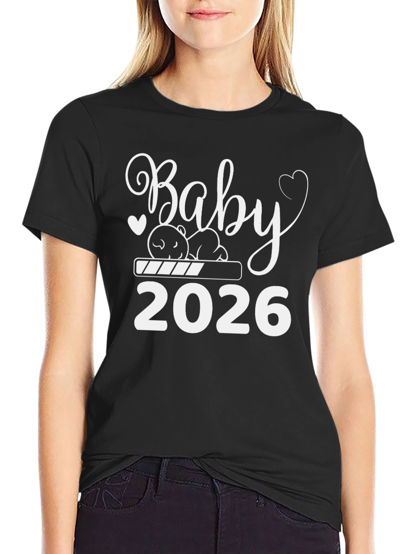 Baby 2026 Loading T-Shirt New Baby Announcement