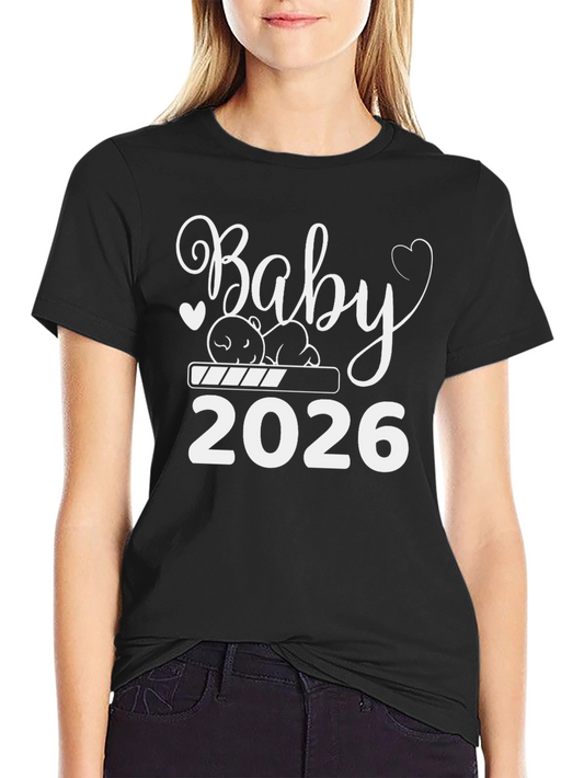 Baby 2026 Loading T-Shirt New Baby Announcement