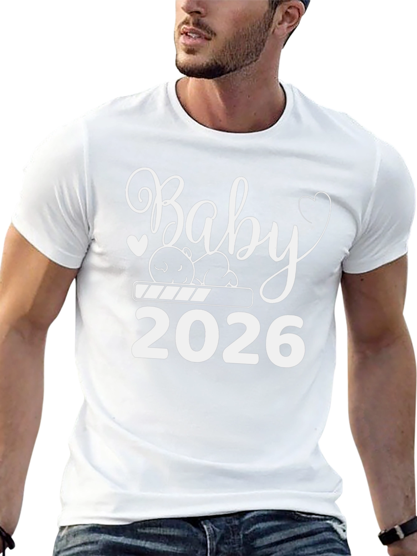 Baby 2026 Loading T-Shirt New Baby Announcement