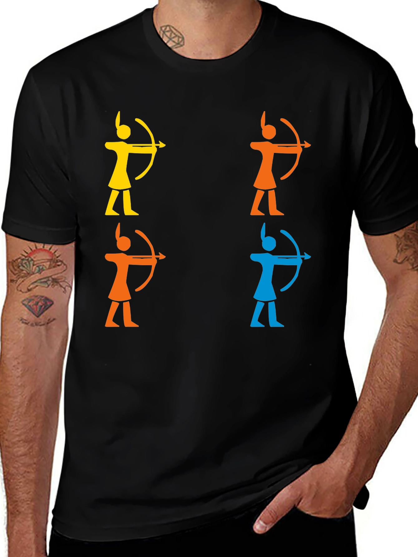 Archer Graphic Tee - Cool Archery Design