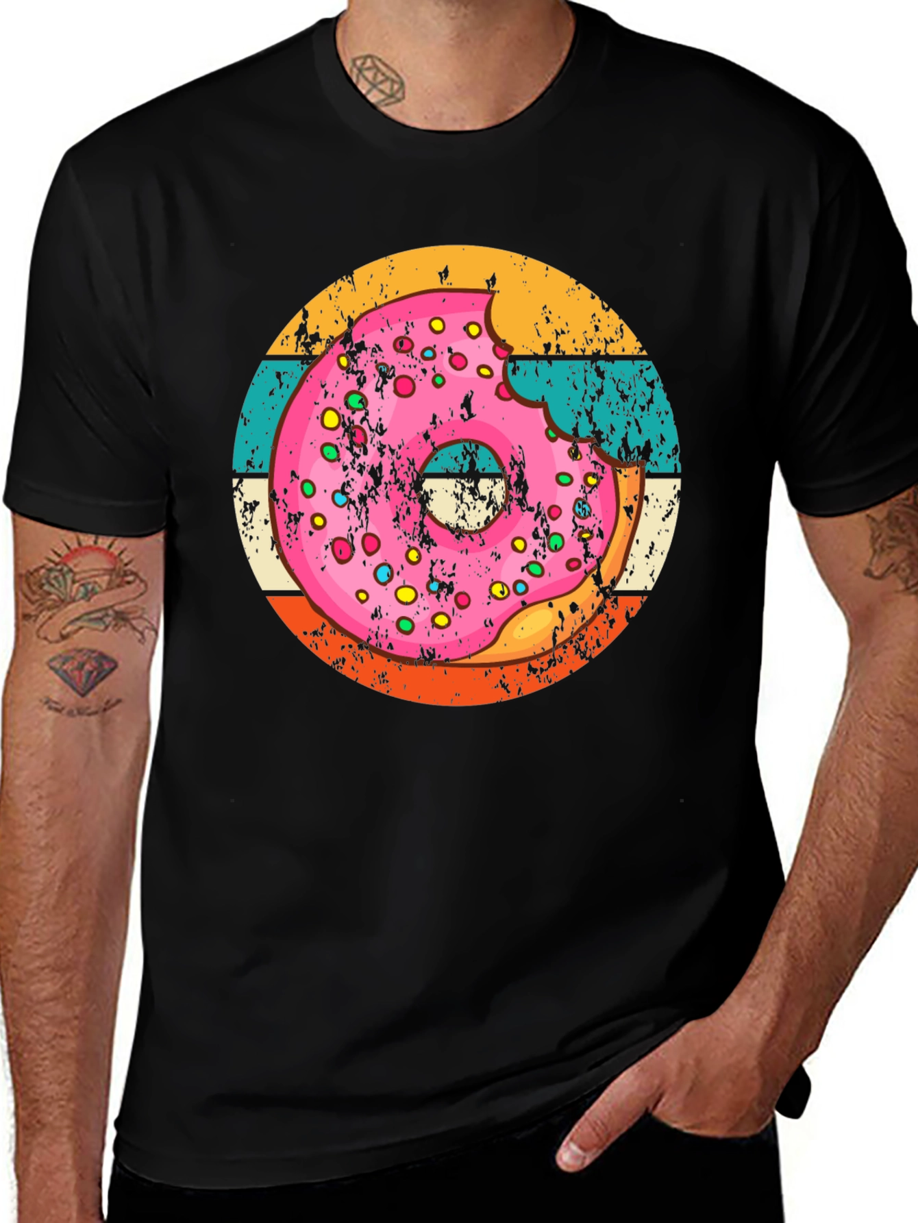 Retro Donut Graphic Tee