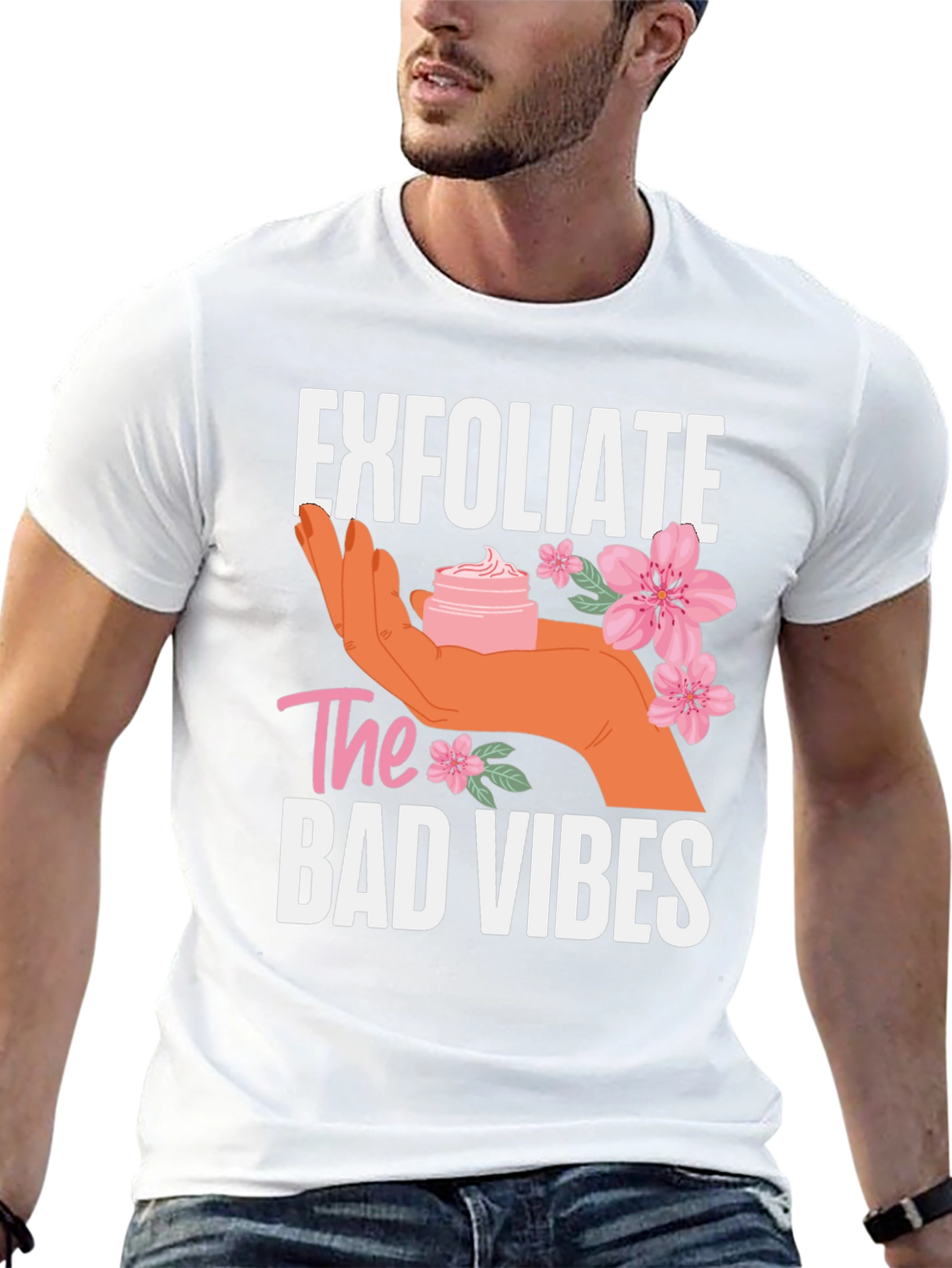 Exfoliate the Bad Vibes Graphic T-Shirt