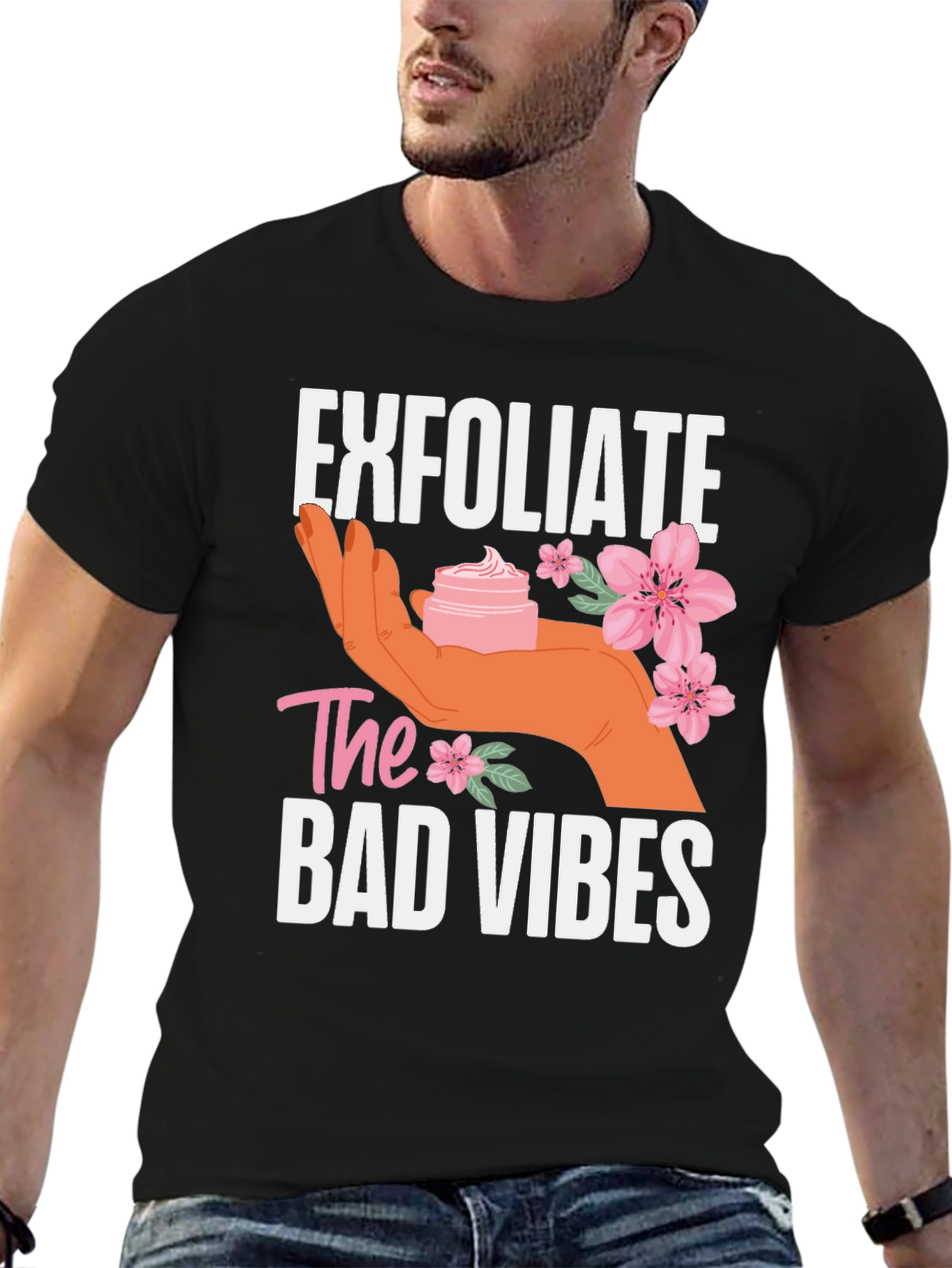 Exfoliate the Bad Vibes Graphic T-Shirt