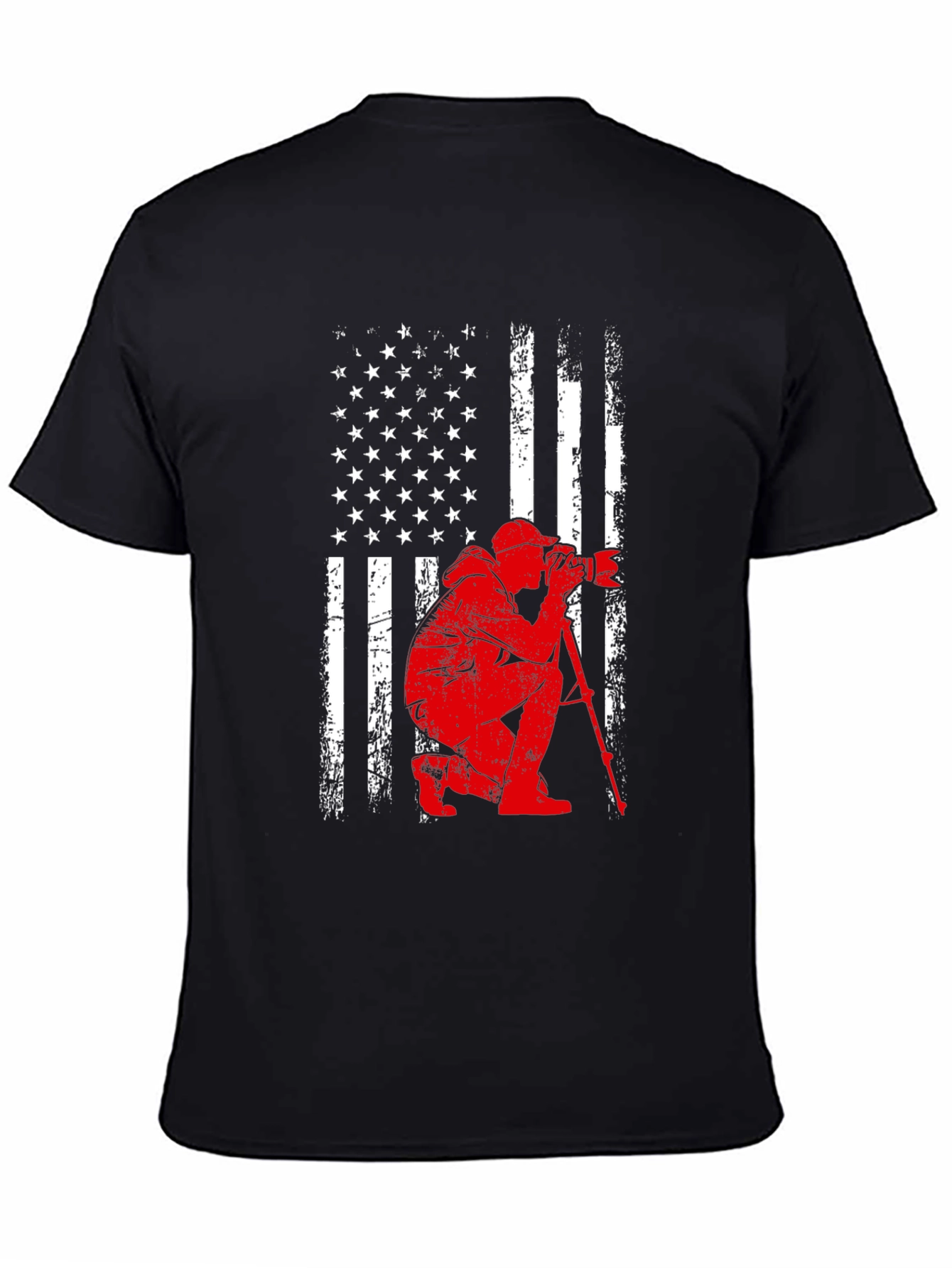 Patriotic Photographer Graphic T-Shirt