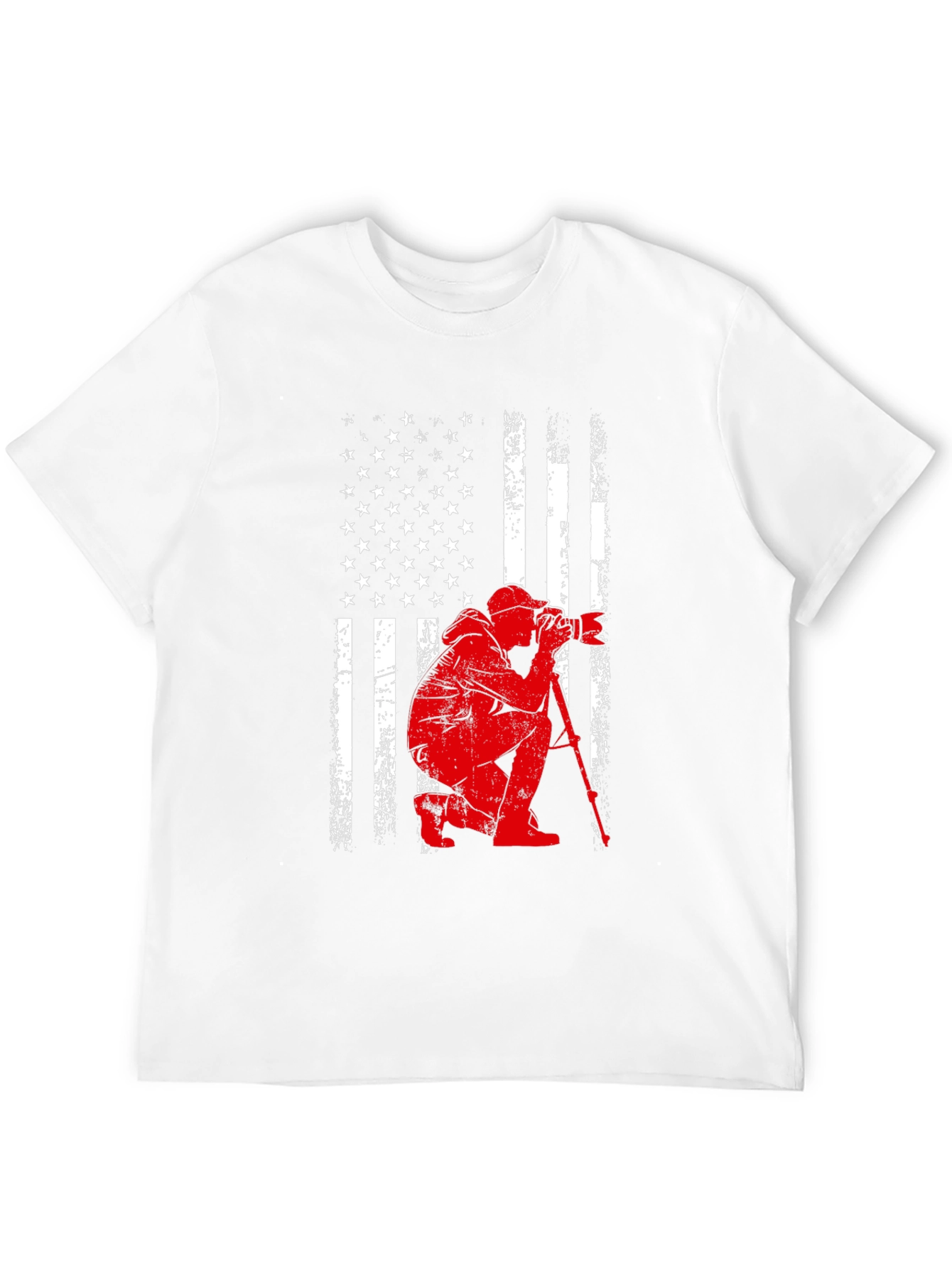 Patriotic Photographer Graphic T-Shirt