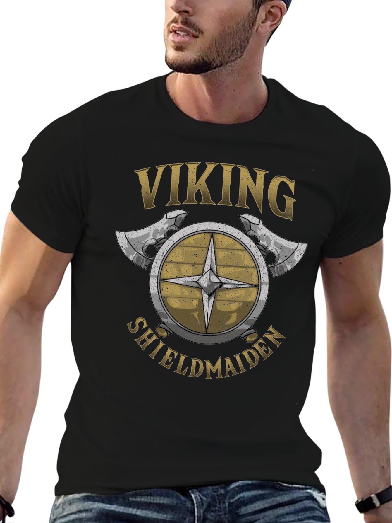 Viking Shieldmaiden Graphic T-Shirt