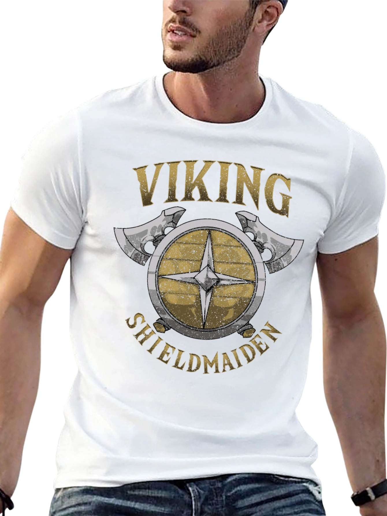Viking Shieldmaiden Graphic T-Shirt