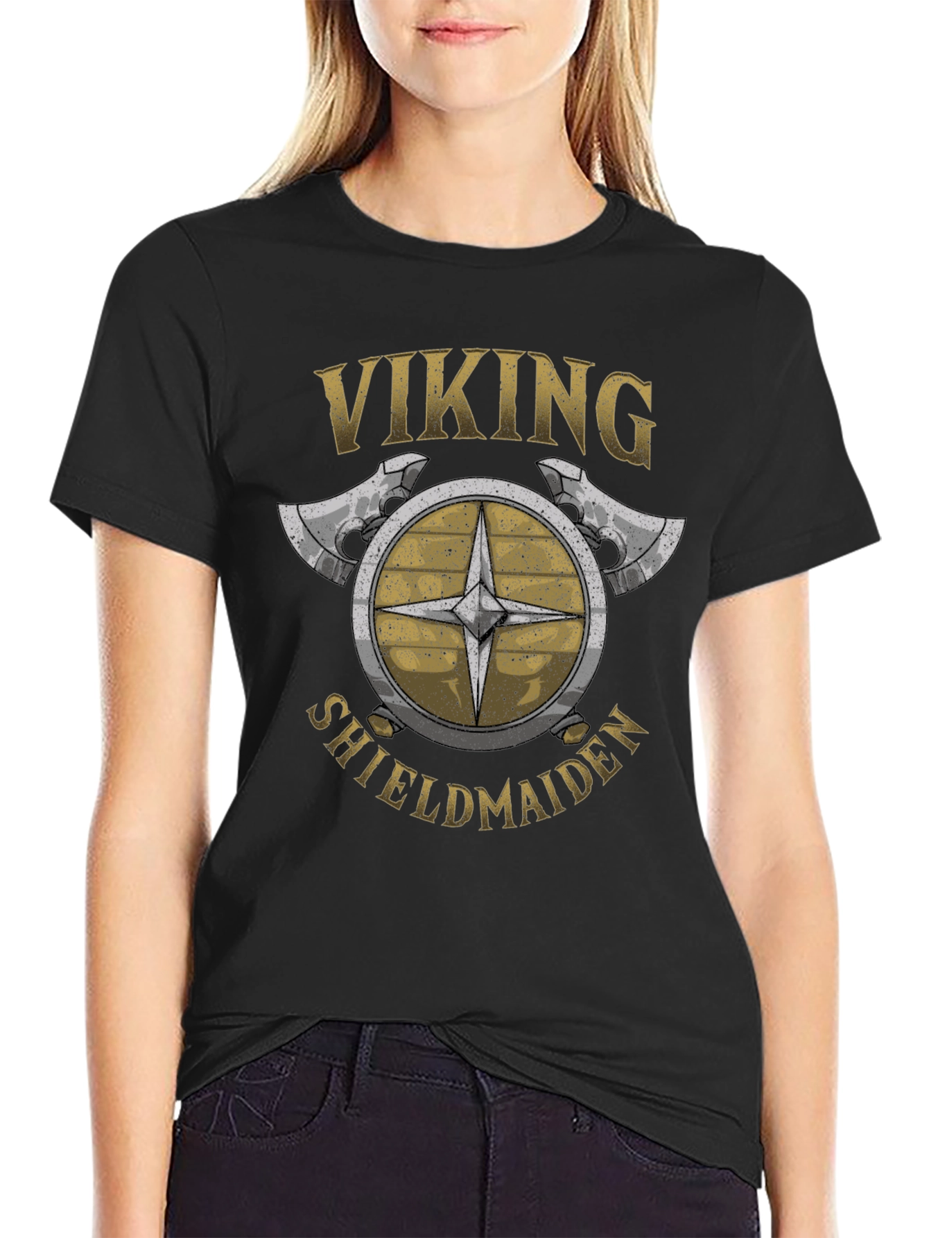 Viking Shieldmaiden Graphic T-Shirt