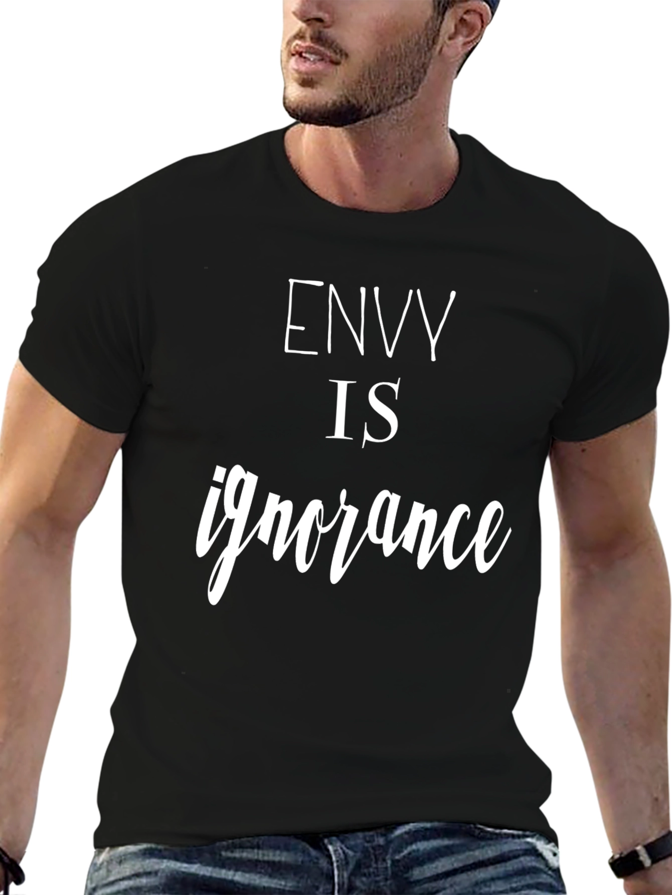 Envy is Ignorance Black T-Shirt