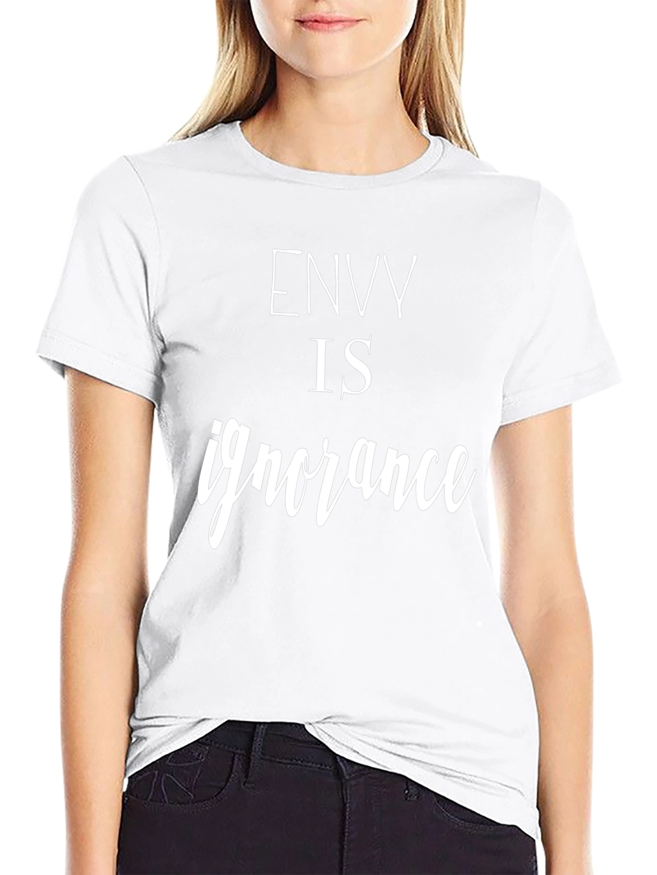 Envy is Ignorance Black T-Shirt