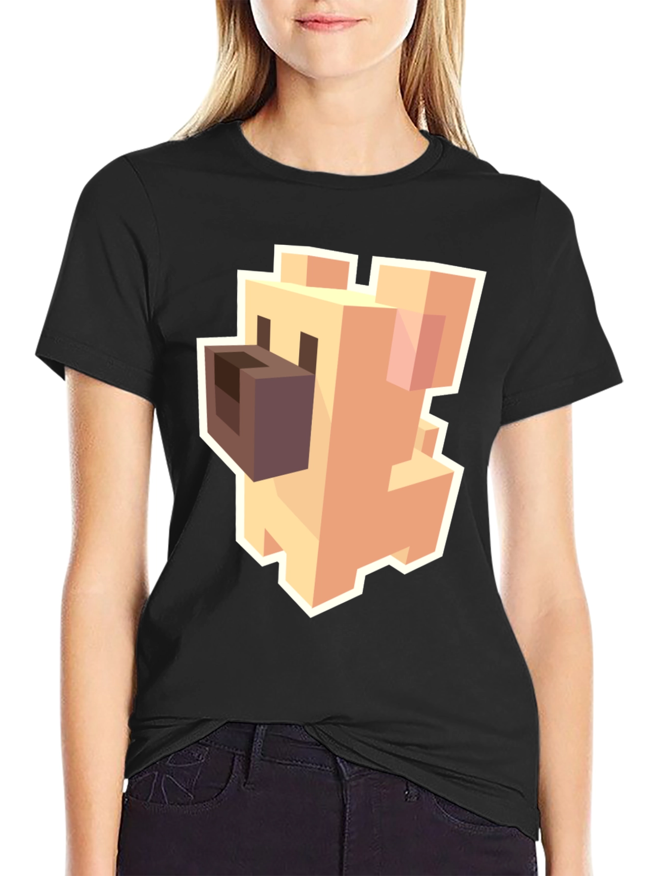 Minecraft Dog T-Shirt - Gamer Style