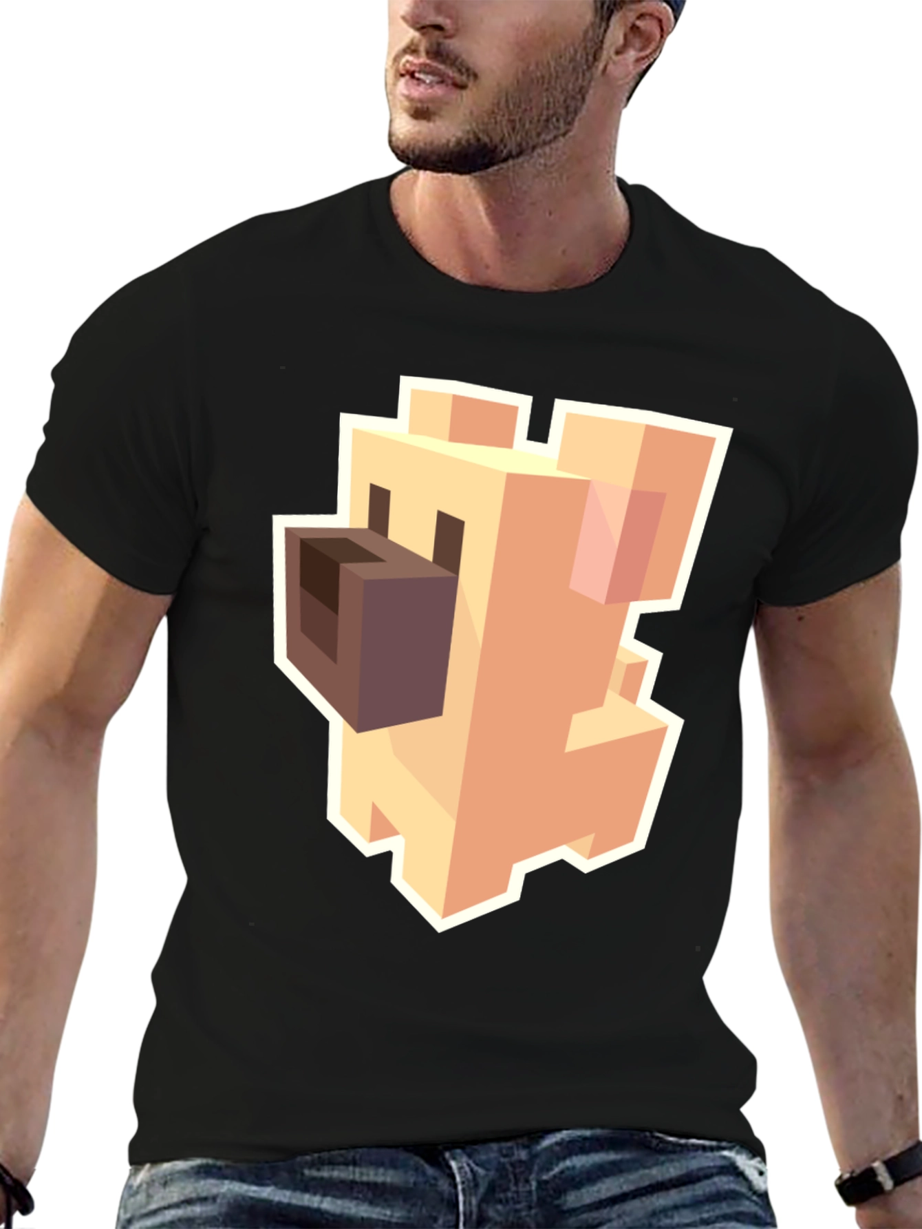 Minecraft Dog T-Shirt - Gamer Style