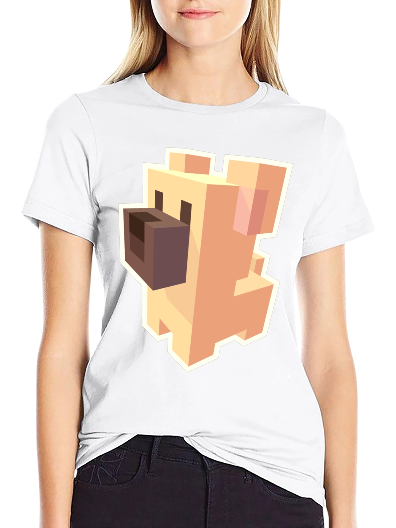 Minecraft Dog T-Shirt - Gamer Style