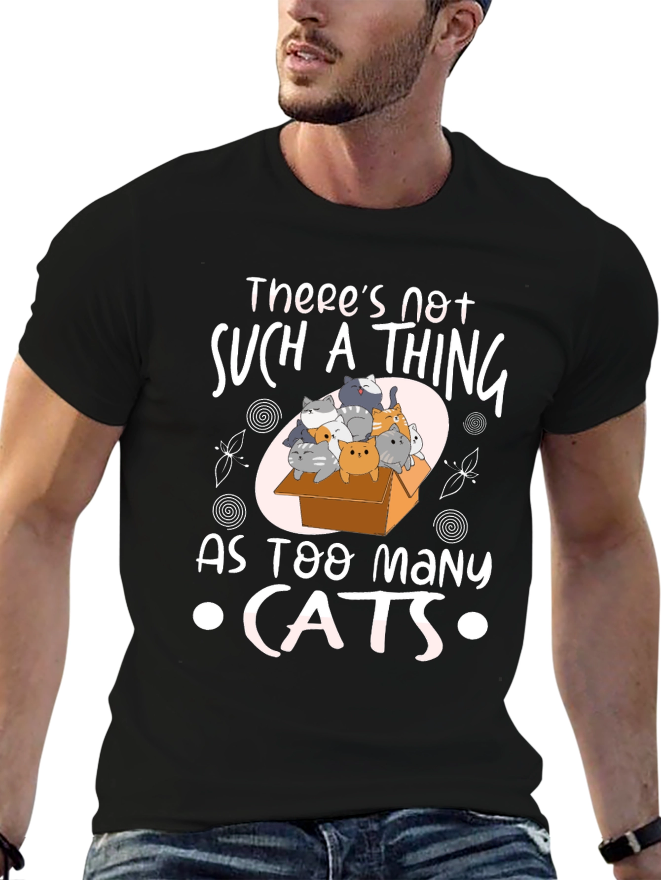 Cat Lover Tee - Too Many Cats Graphic T-Shirt