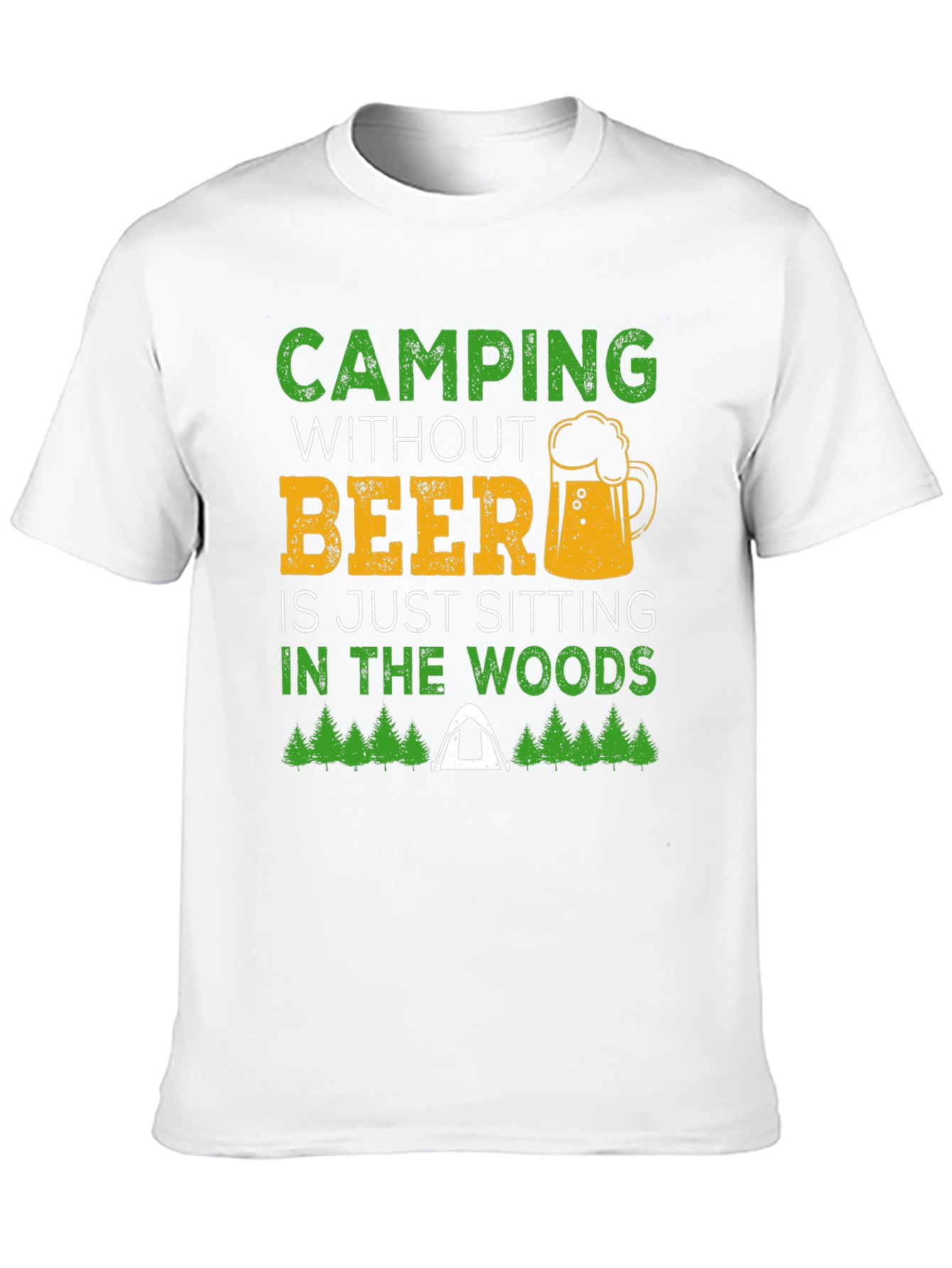 Camping Without Beer Graphic T-Shirt