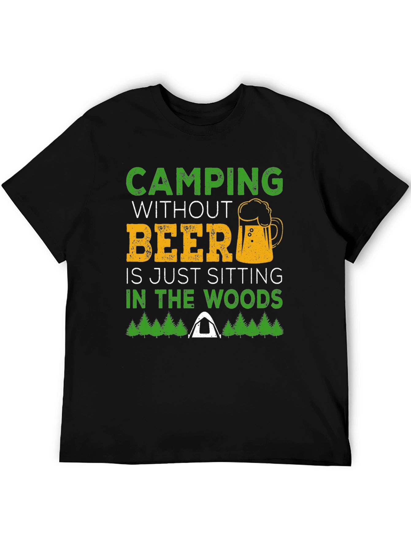 Camping Without Beer Graphic T-Shirt