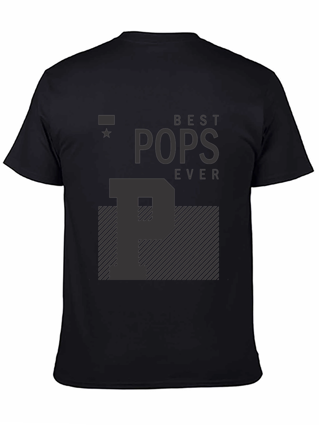 Best Pops Ever T-Shirt - Black Graphic Tee