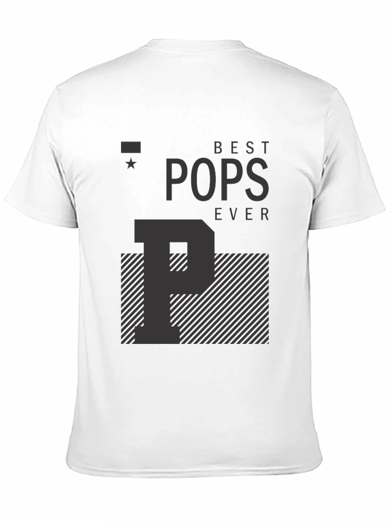 Best Pops Ever T-Shirt - Black Graphic Tee