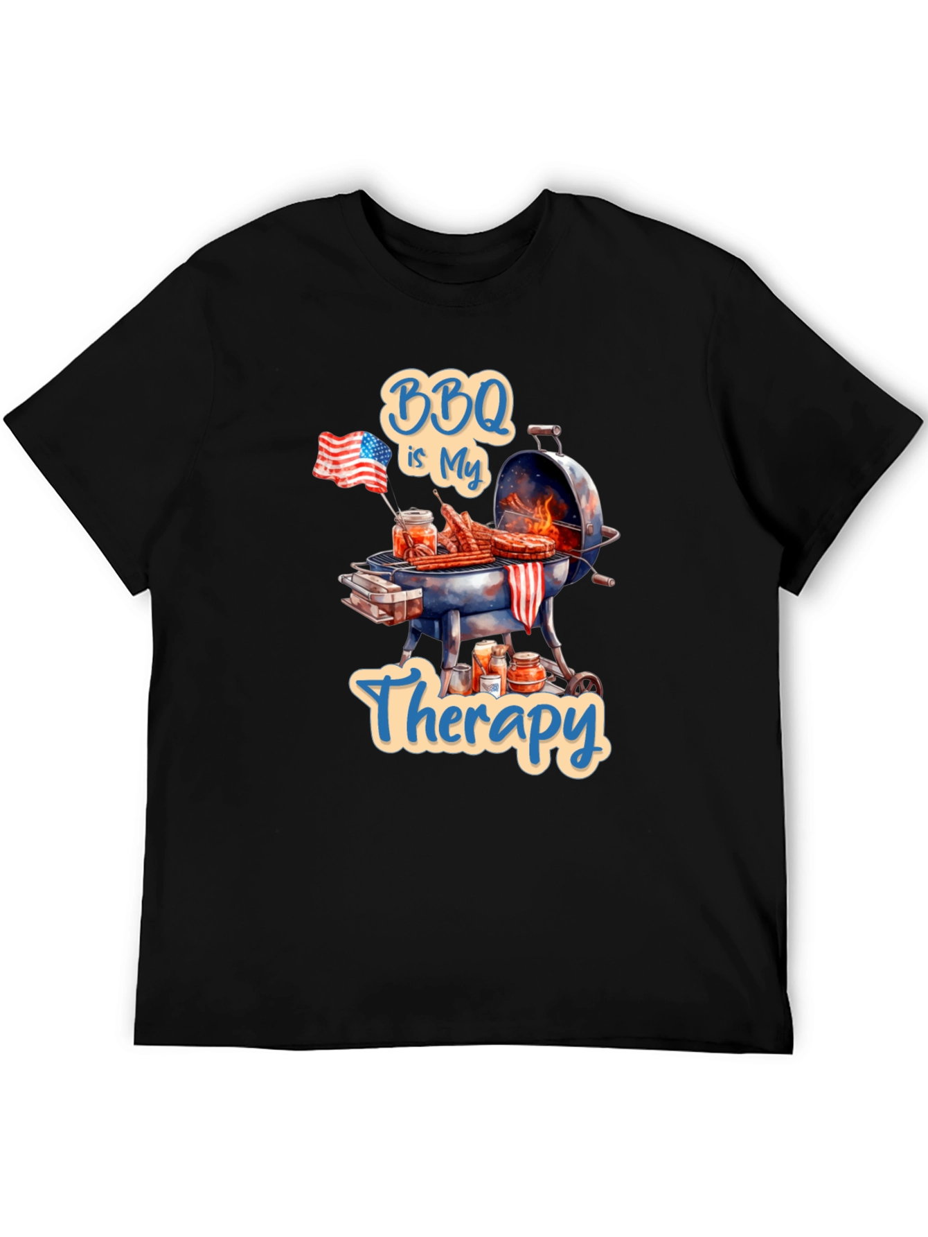 BBQ is My Therapy T-Shirt