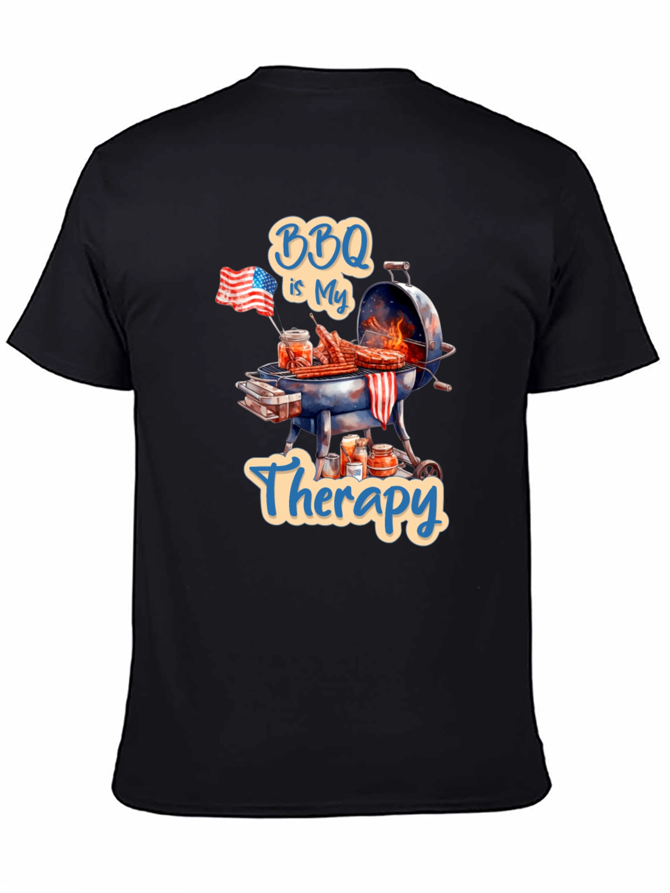 BBQ is My Therapy T-Shirt