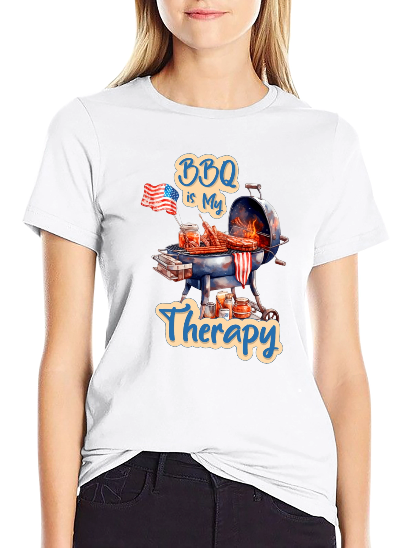 BBQ is My Therapy T-Shirt