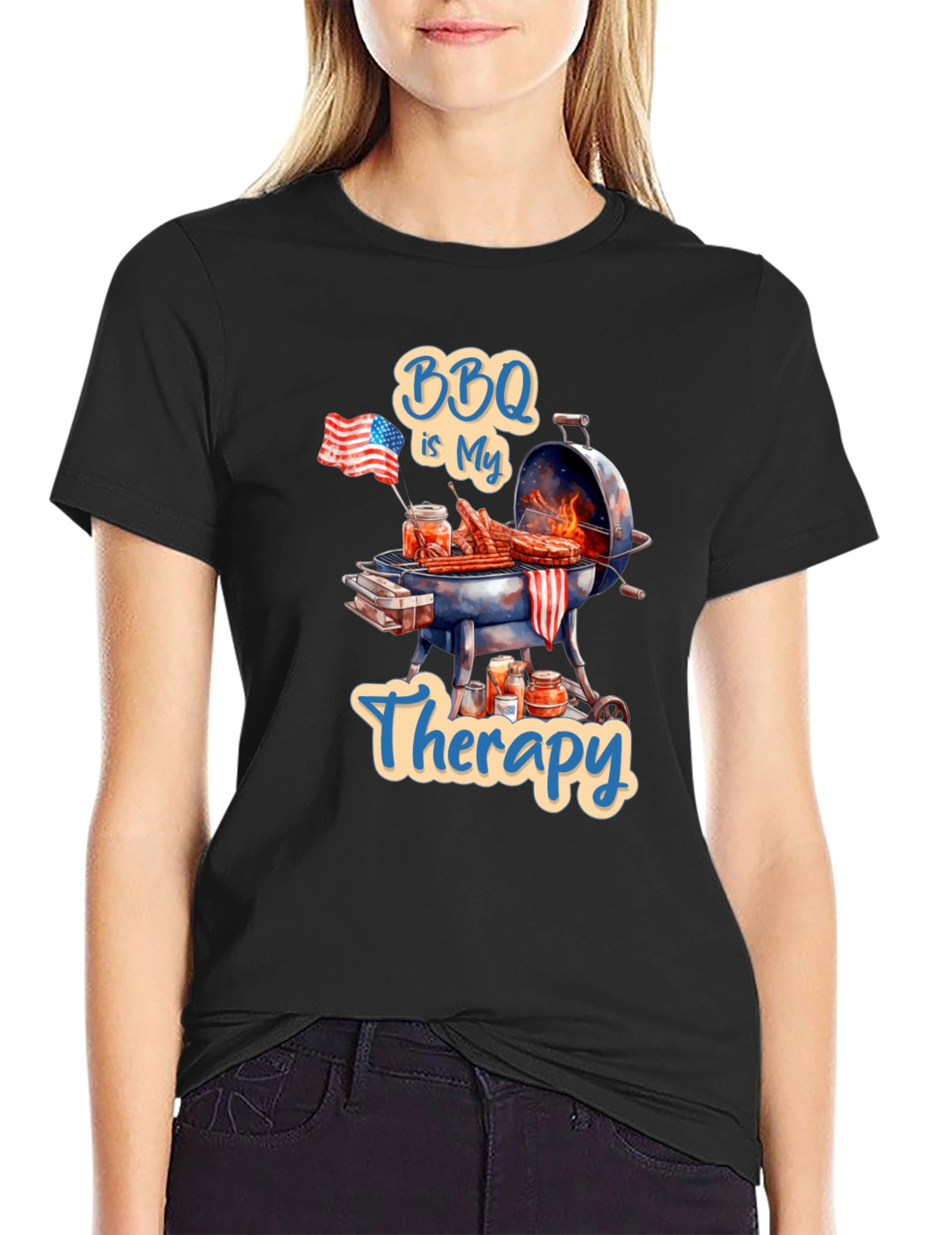 BBQ is My Therapy T-Shirt
