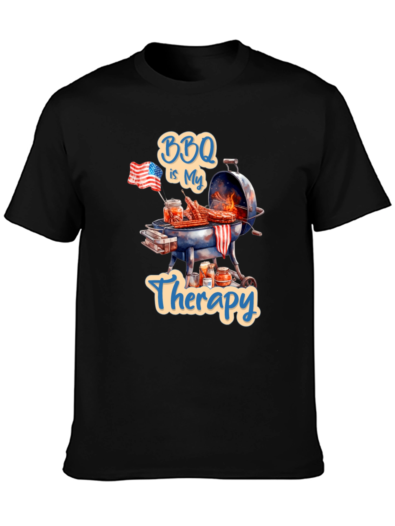 BBQ is My Therapy T-Shirt