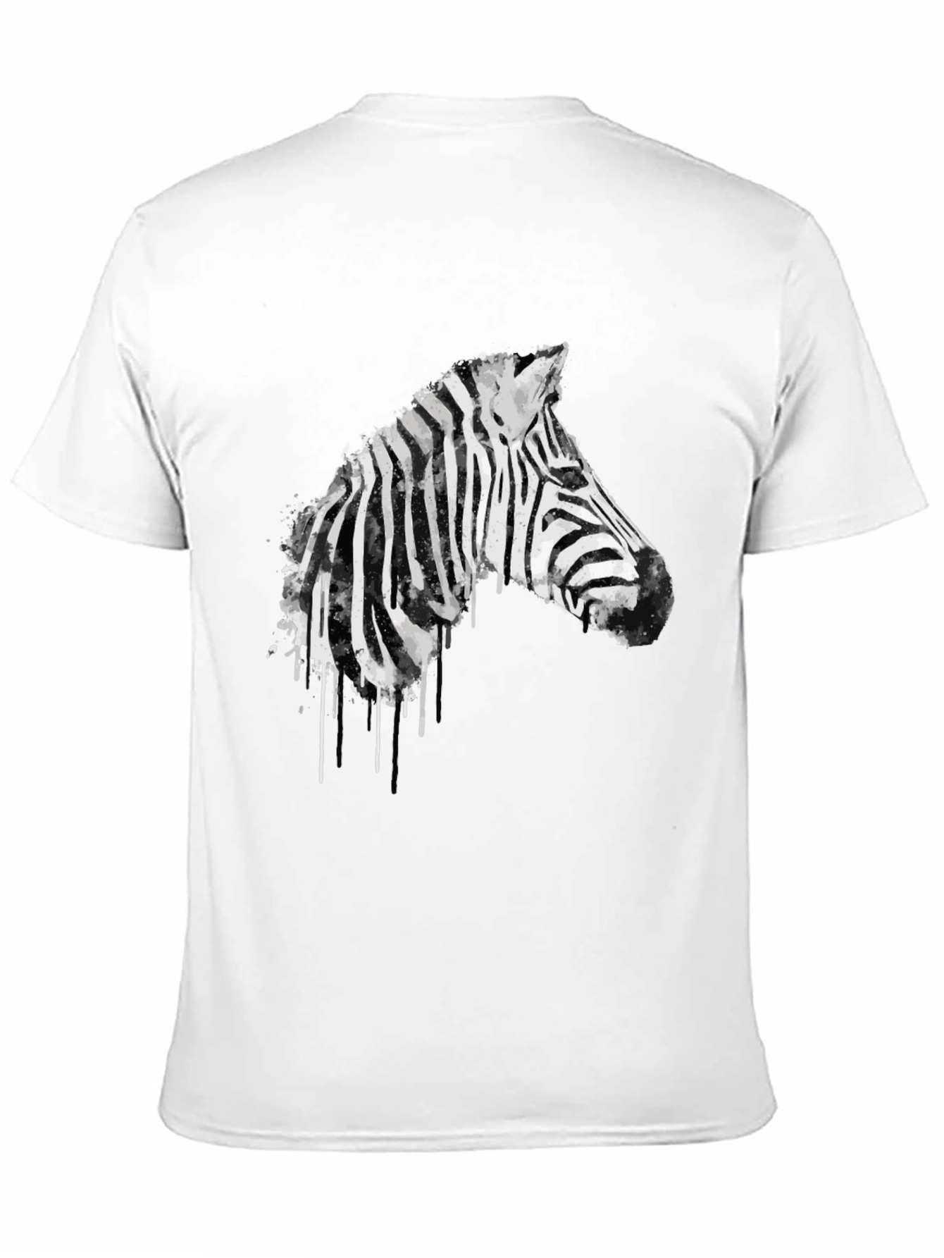 Zebra Graphic Black T-Shirt - Mens Fashion Tee