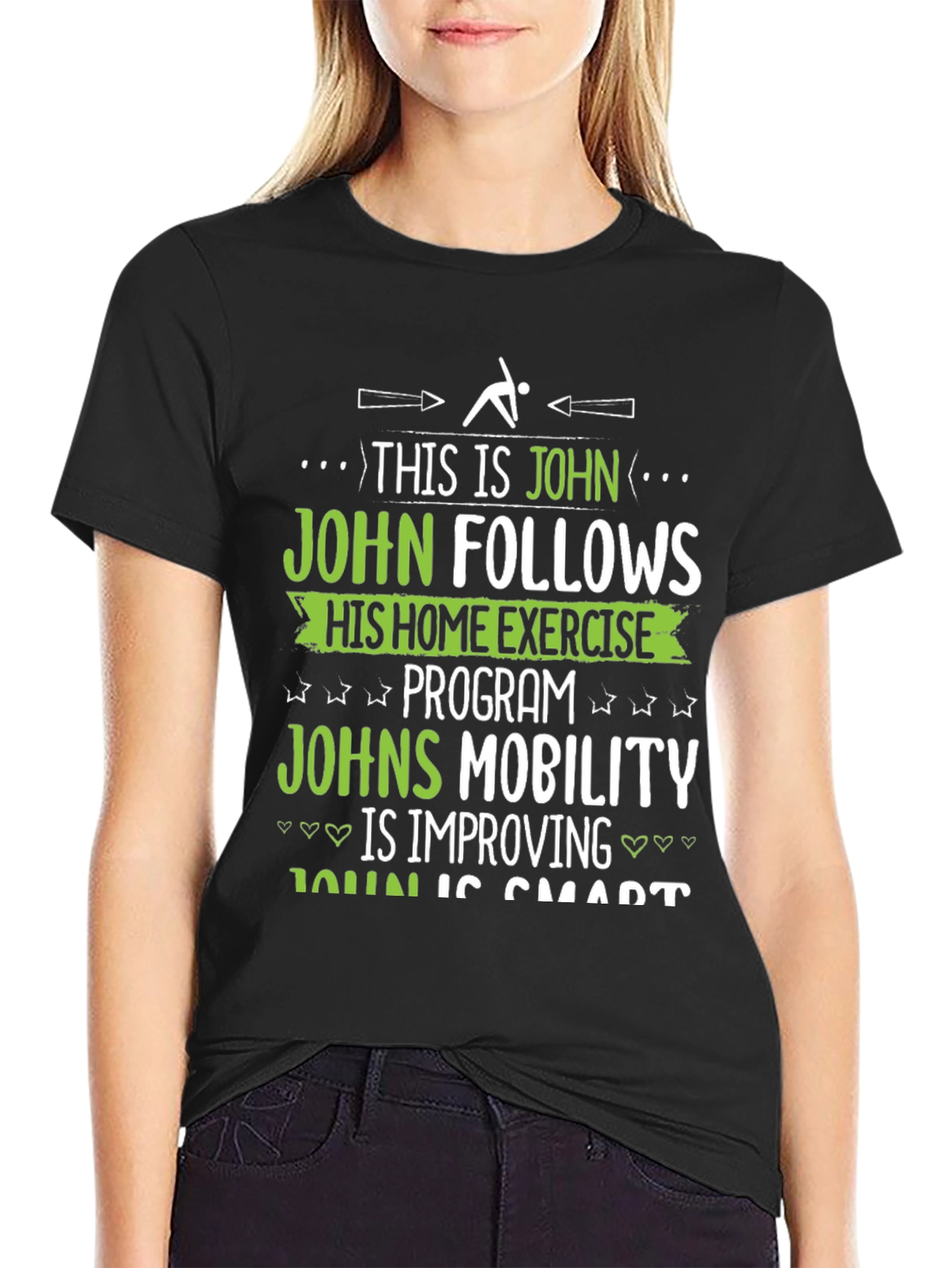Johns Home Exercise T-Shirt - Funny Fitness Gift