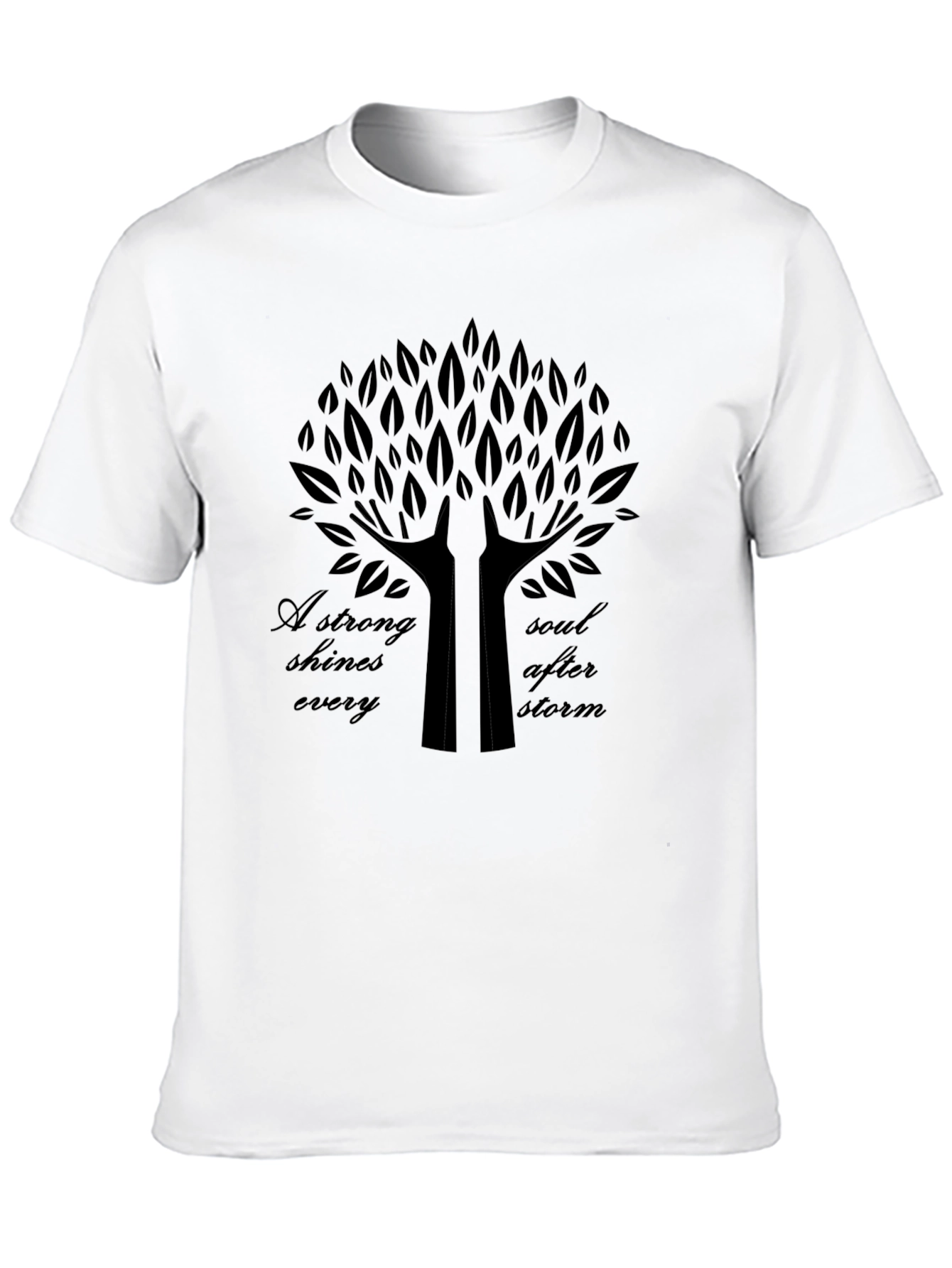 Resilient Soul Tree Graphic Tee - Black