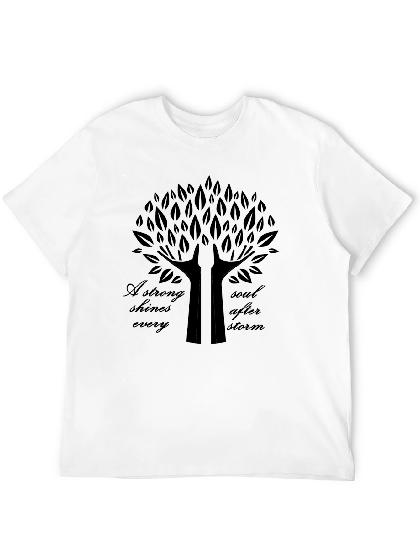 Resilient Soul Tree Graphic Tee - Black