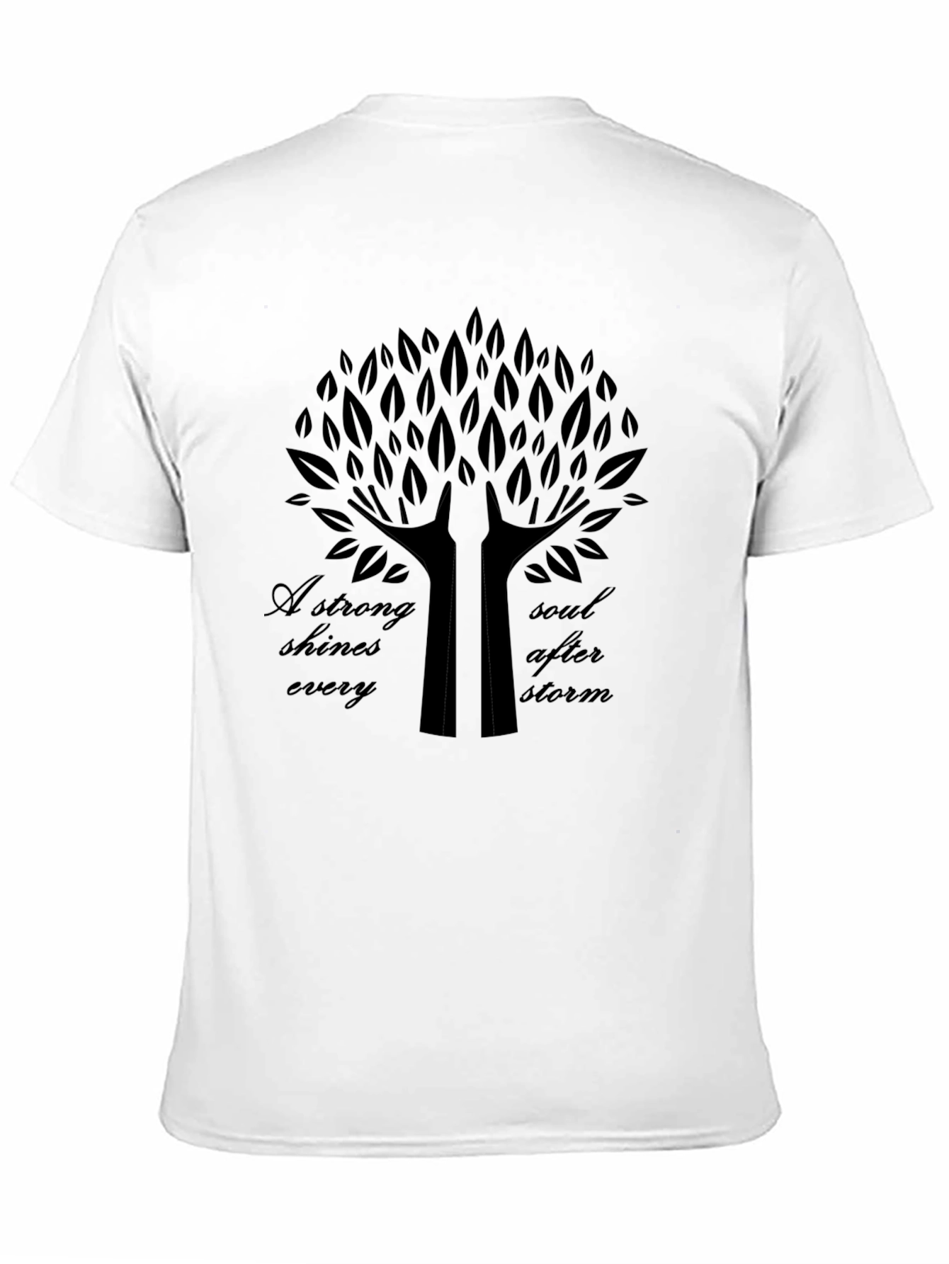 Resilient Soul Tree Graphic Tee - Black