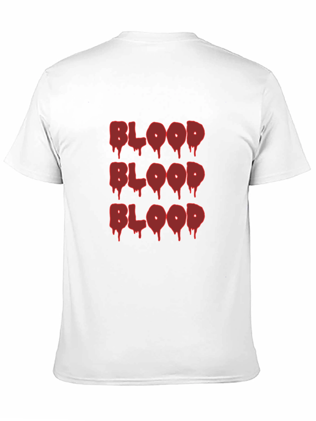 Blood Drip Graphic Tee - Edgy Casual T-Shirt