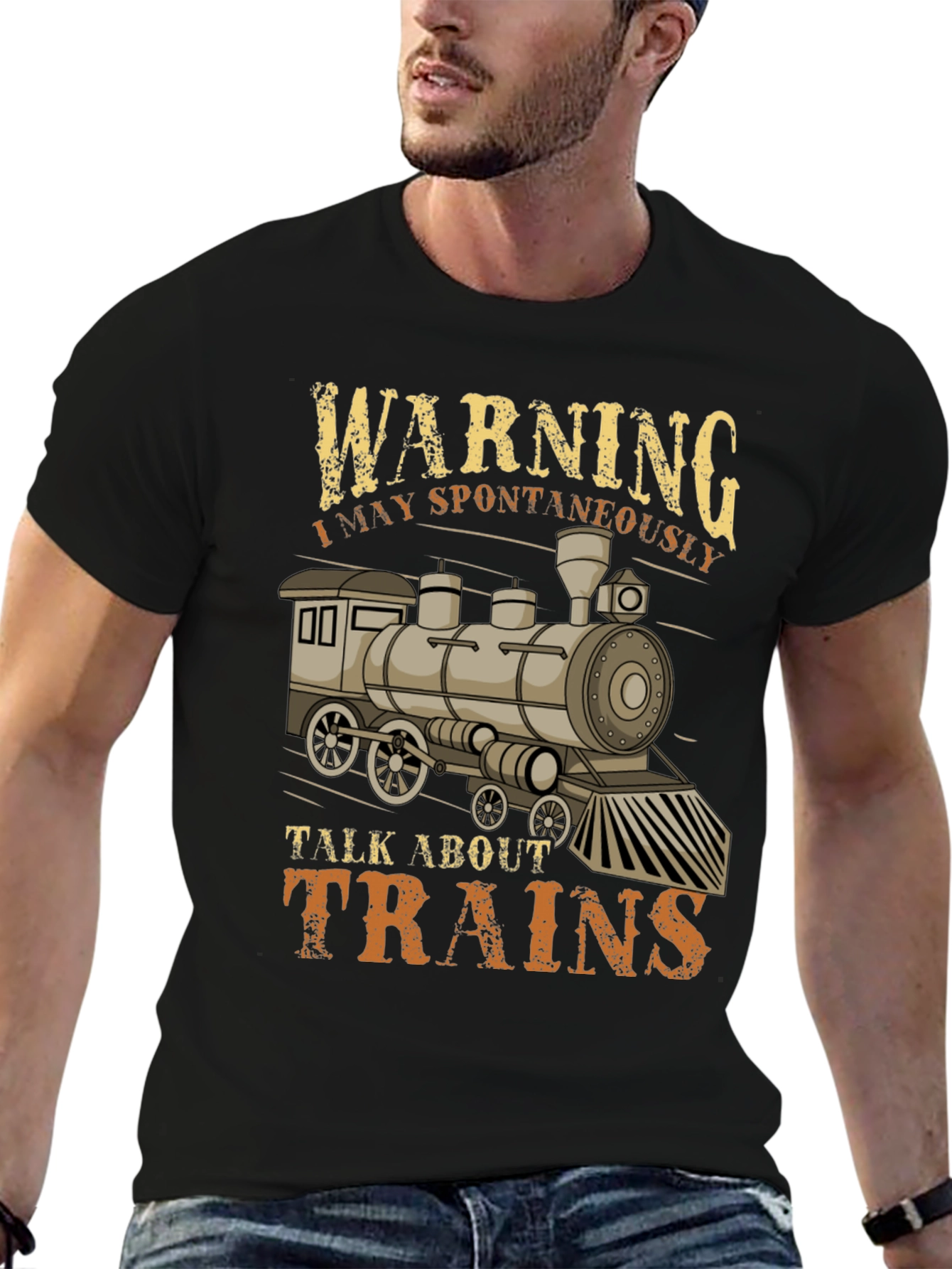 Warning I May Spontaneously Talk About Trains T-Shirt