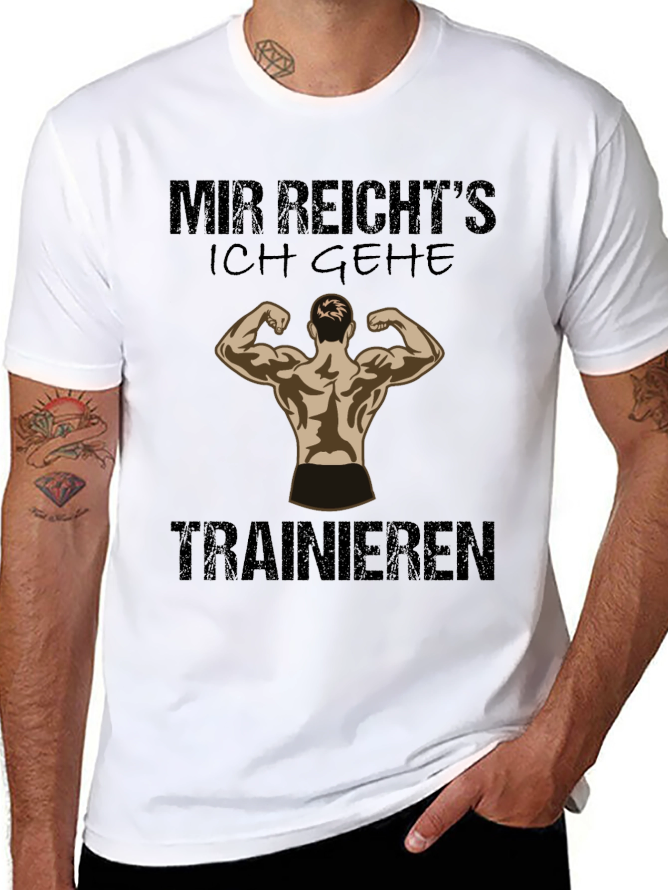 Mir Reichts Ich Gehe Trainieren Graphic Tee