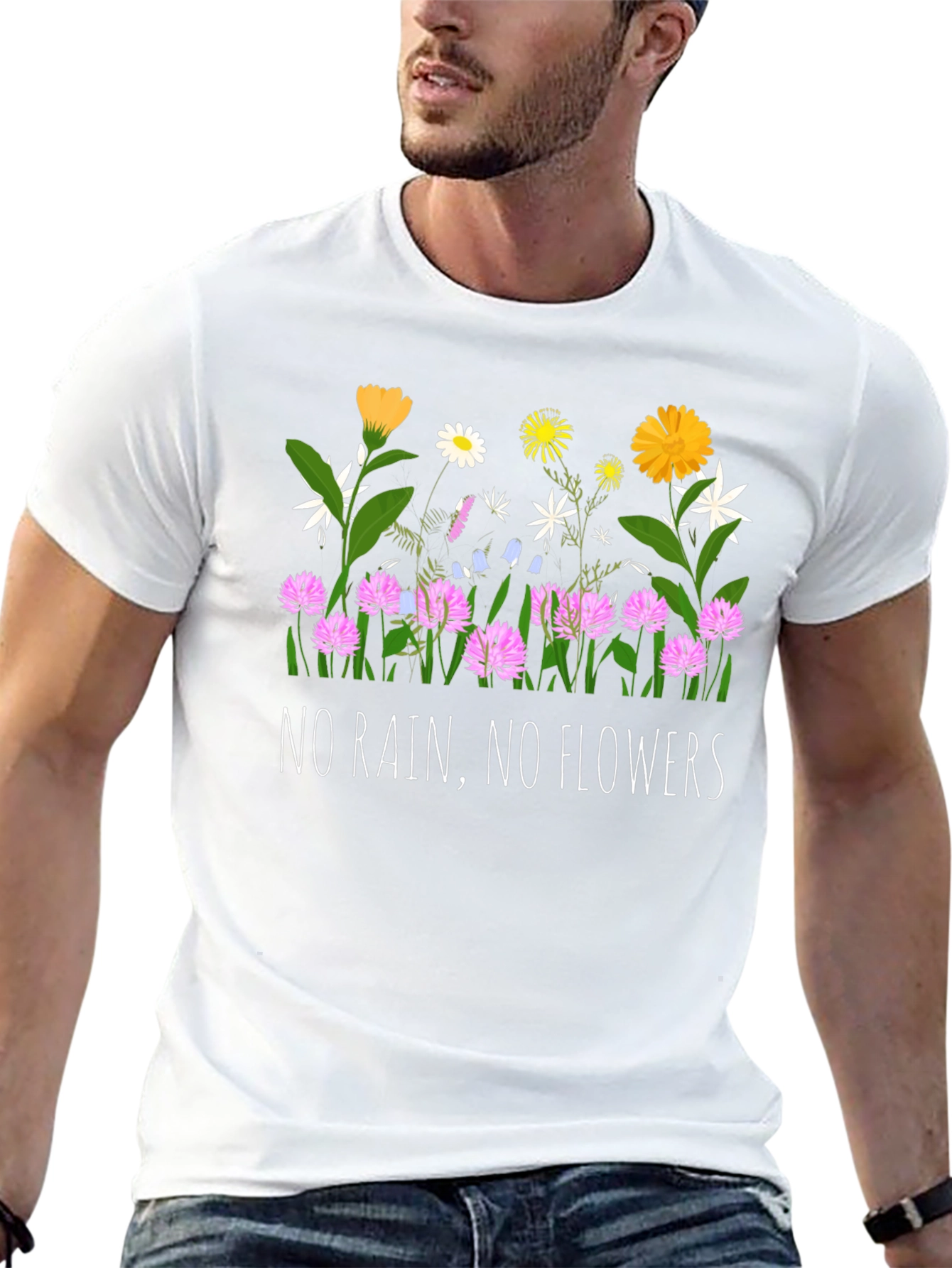 No Rain No Flowers Graphic T-Shirt