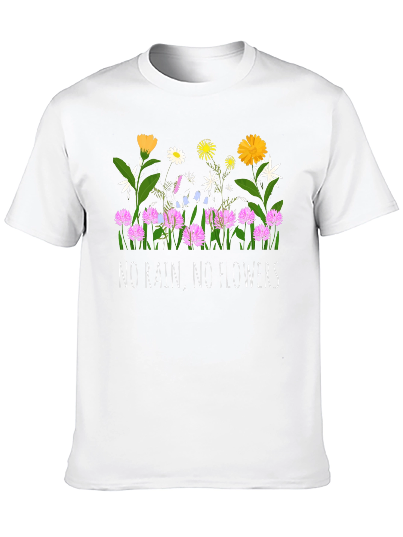 No Rain No Flowers Graphic T-Shirt
